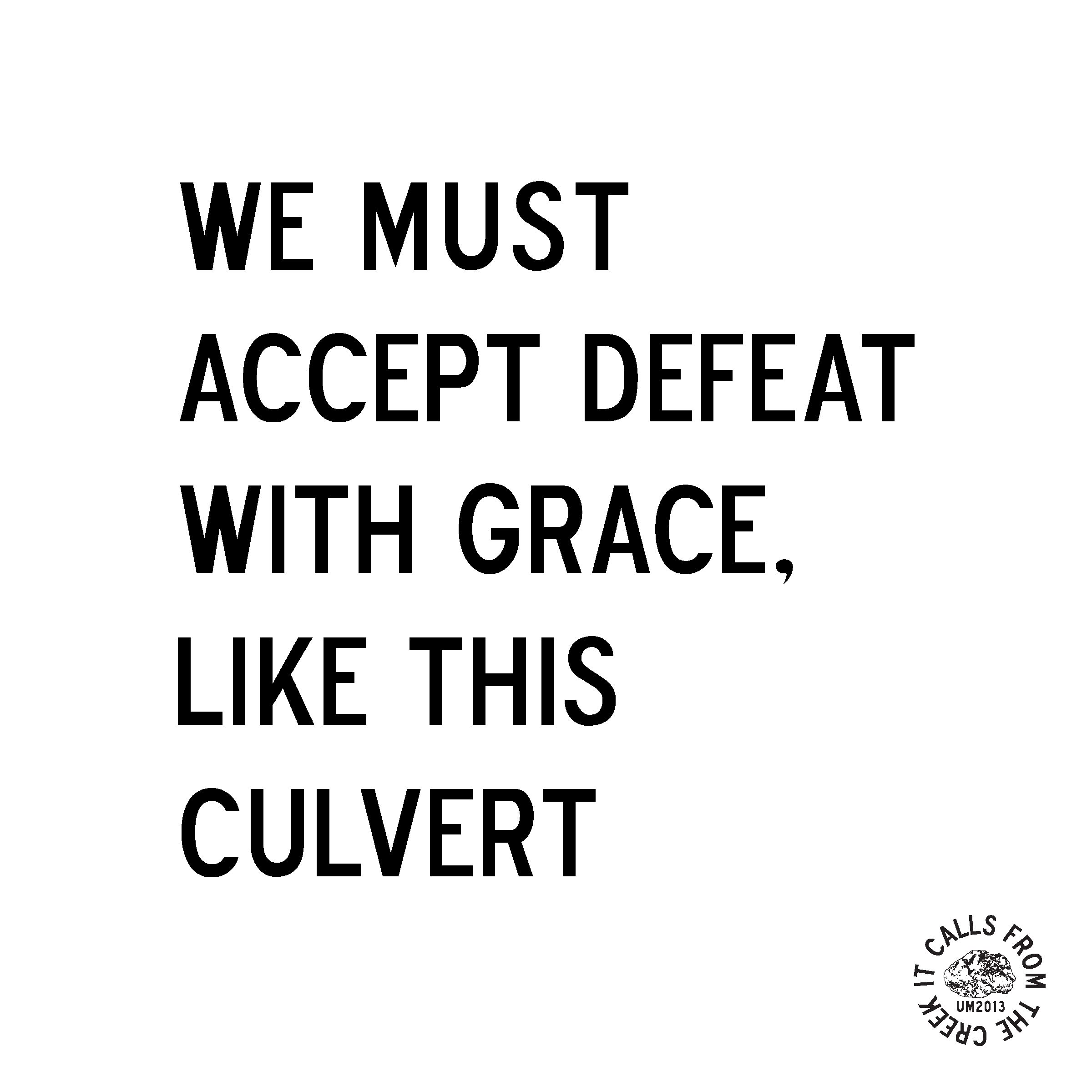 Poem quote design for signage - 6