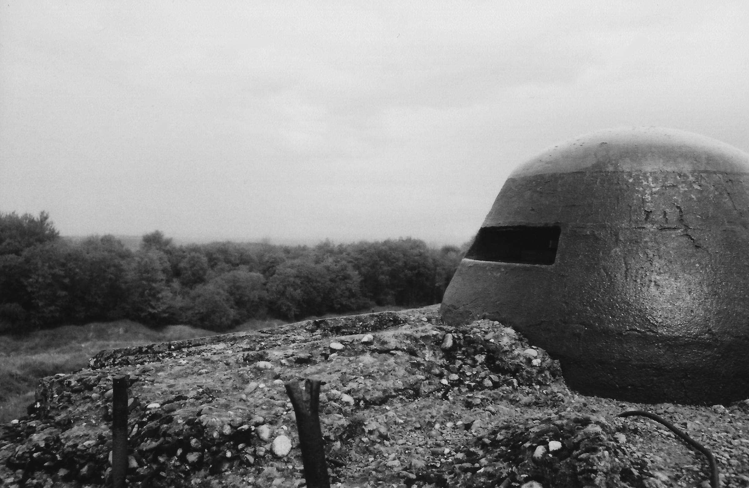 One of the observation domes on Fort du Douaumont near Verdun.