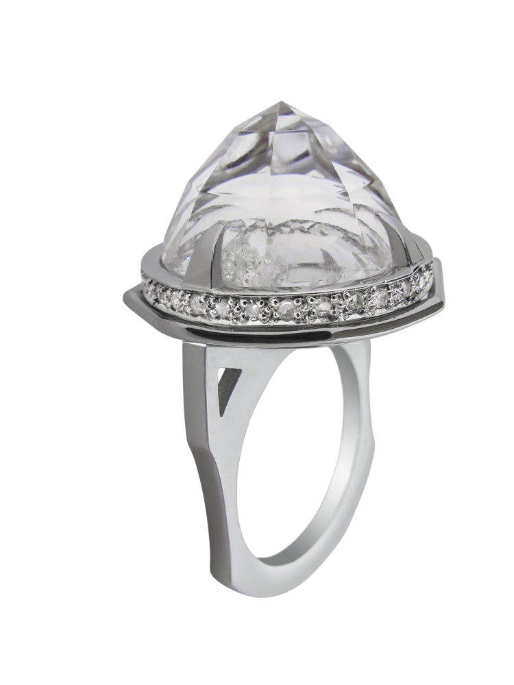 Money Spider Diamond Ring