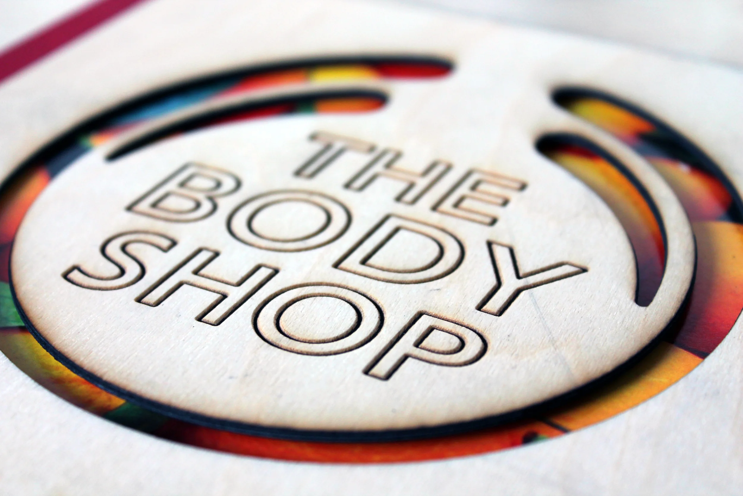  The cover of the book was laser cut from plywood to reveal&nbsp;fruit photography&nbsp;underneath 