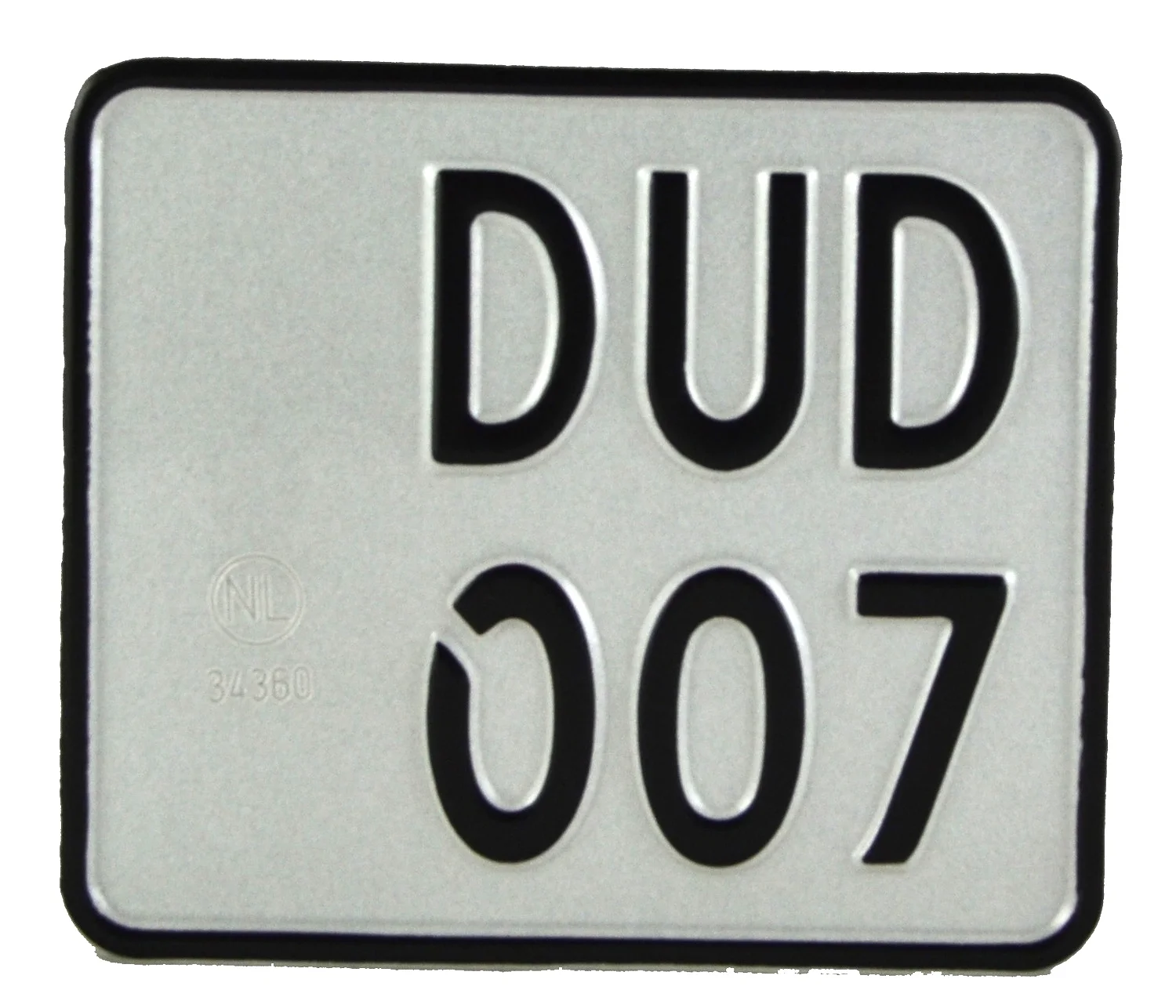 Witte kentekenplaten — DUDO ROTTERDAM