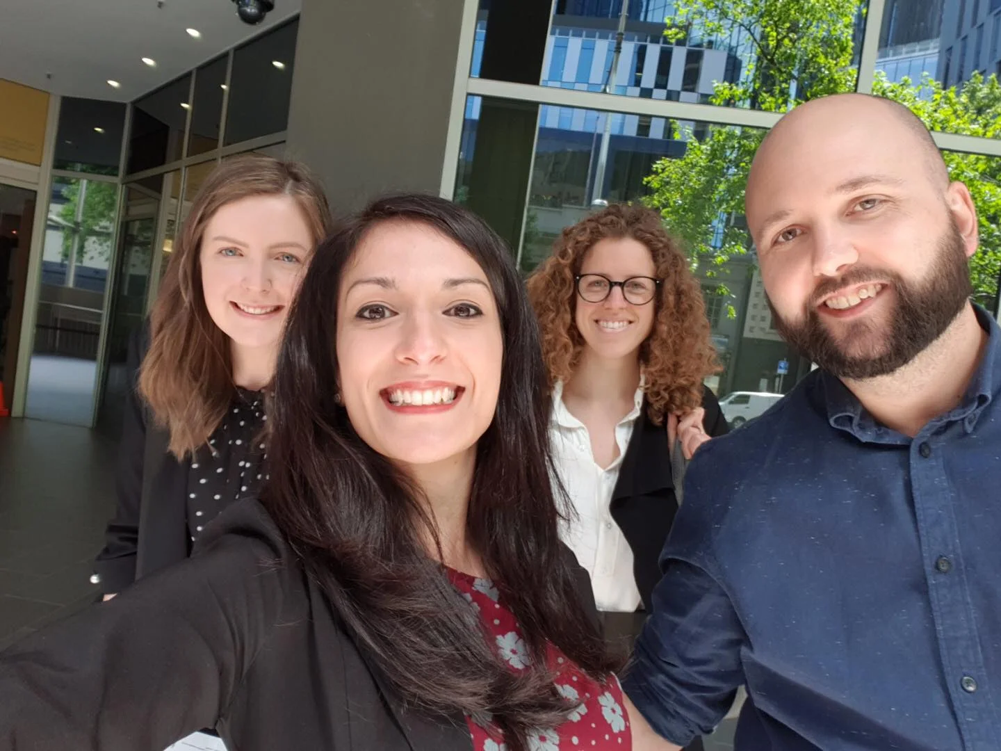 Nala’s family and legal team outside vcat