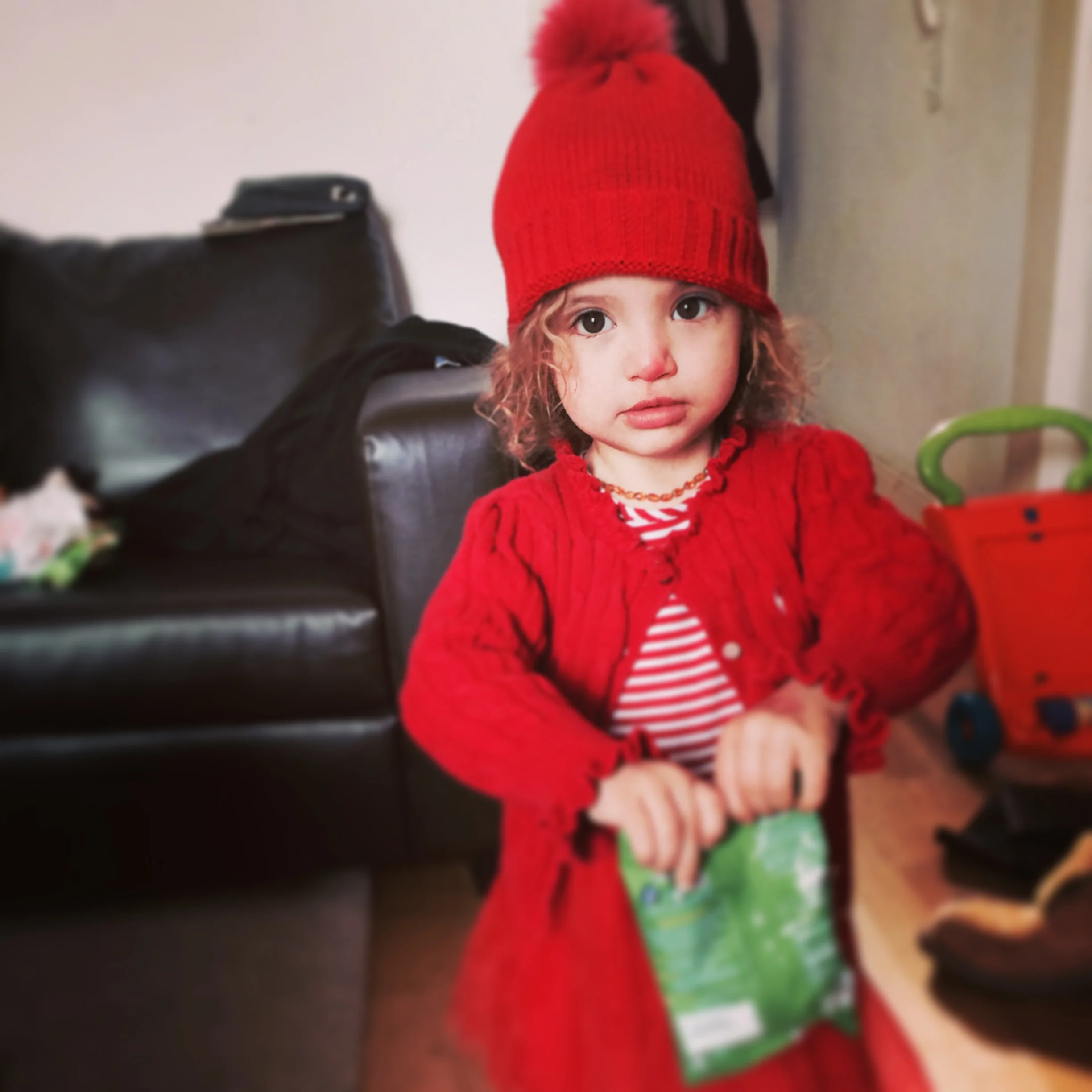 Mia's Red Nose Day outfit
