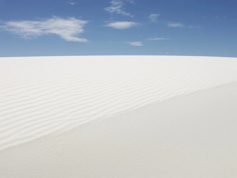 JOSEF HOFLEHNER WHITE SANDS, STUDY 1, NEW MEXICO ARCHIVAL PIGMENT PRINT ED.: 5 162 x 210 CM / 63 3/4 x 82 2/3 IN