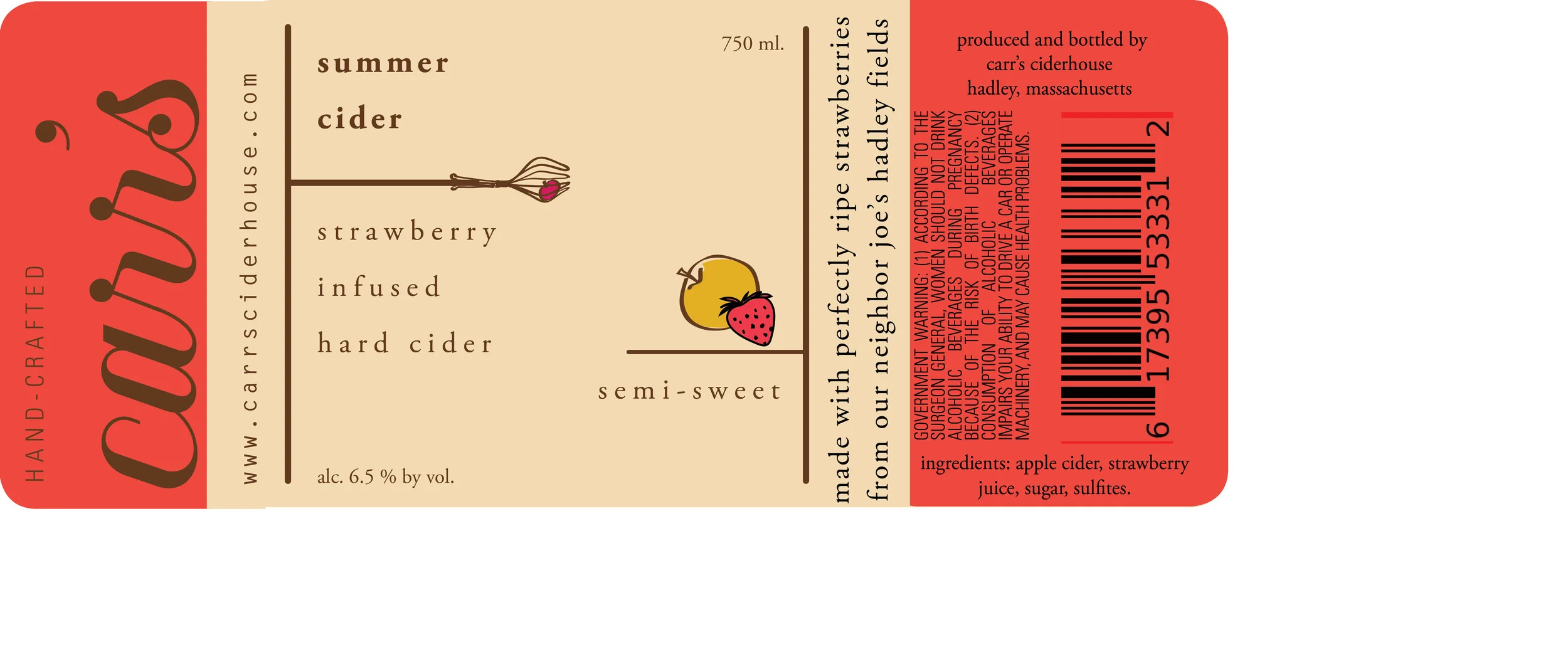 Summer Cider will be at the Somerville Farmer's Market and the Amherst Farmer's market.