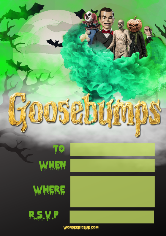 Goosebumps Invitation