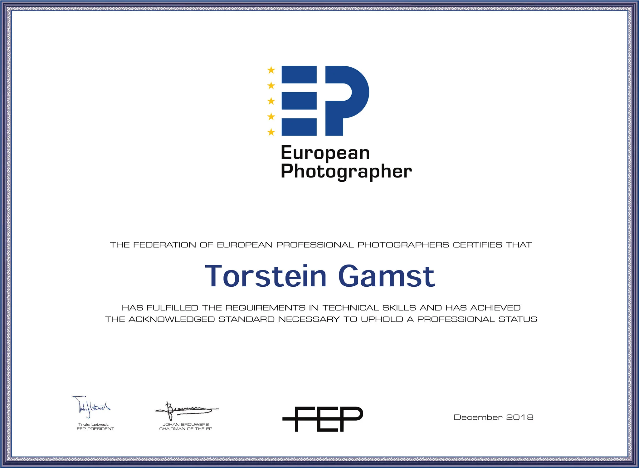 FEP_EP_certificate_Torstein-Gamst_.jpg