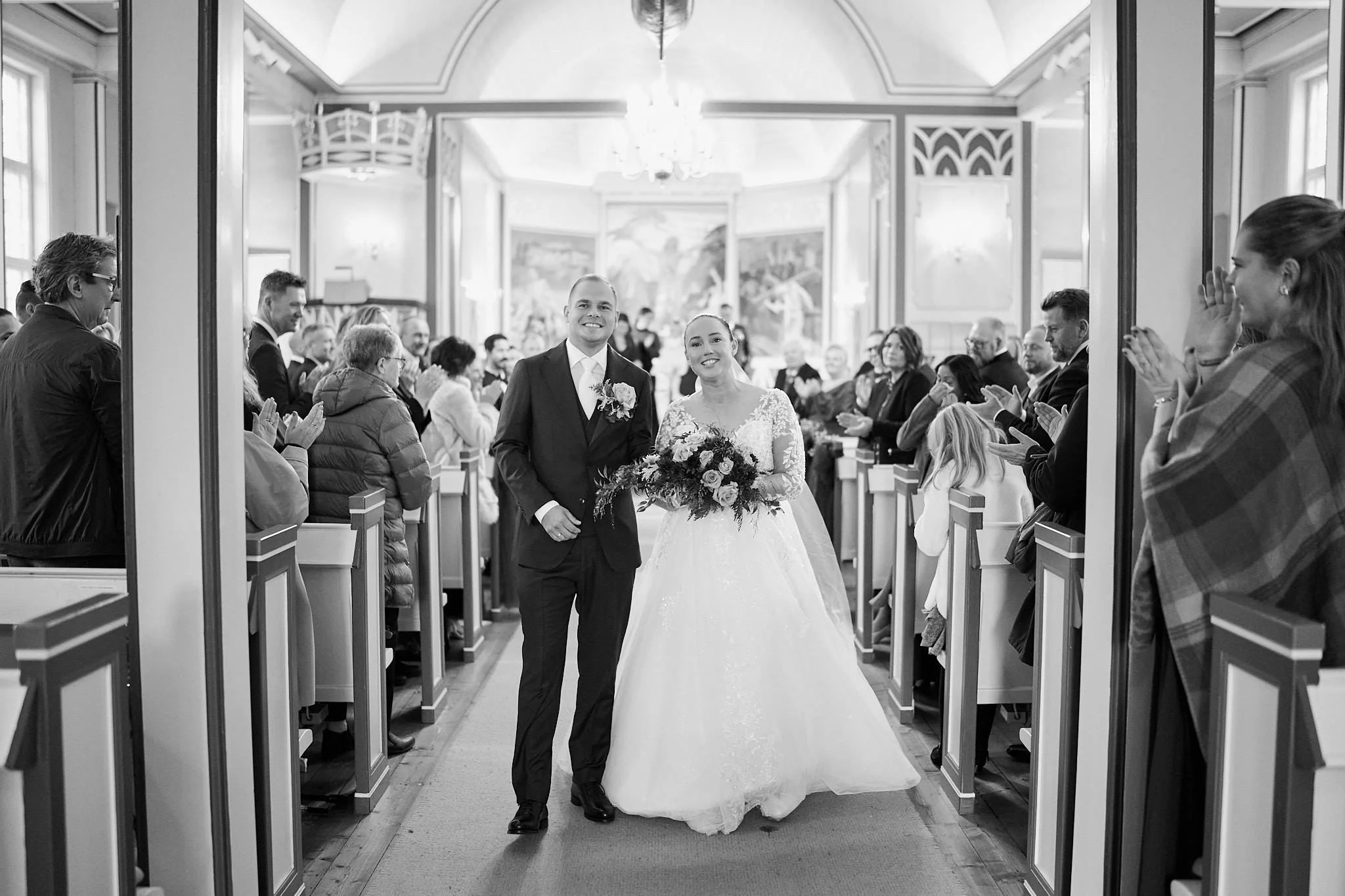 Bryllup i Svelvik og på Svensefjøset