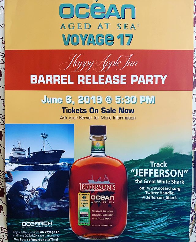 Our barrel release party is coming up soon! Make sure to make your reservation ASAP! For more info visit our website HappyAppleInn.com