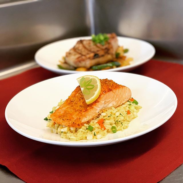 This weeks specials will include-Garlic Scottish Salmon served over rice tossed with jersey corn, and a Grilled Prime Pork Chop served over a mix of jersey fresh onions, potatoes and peppers.