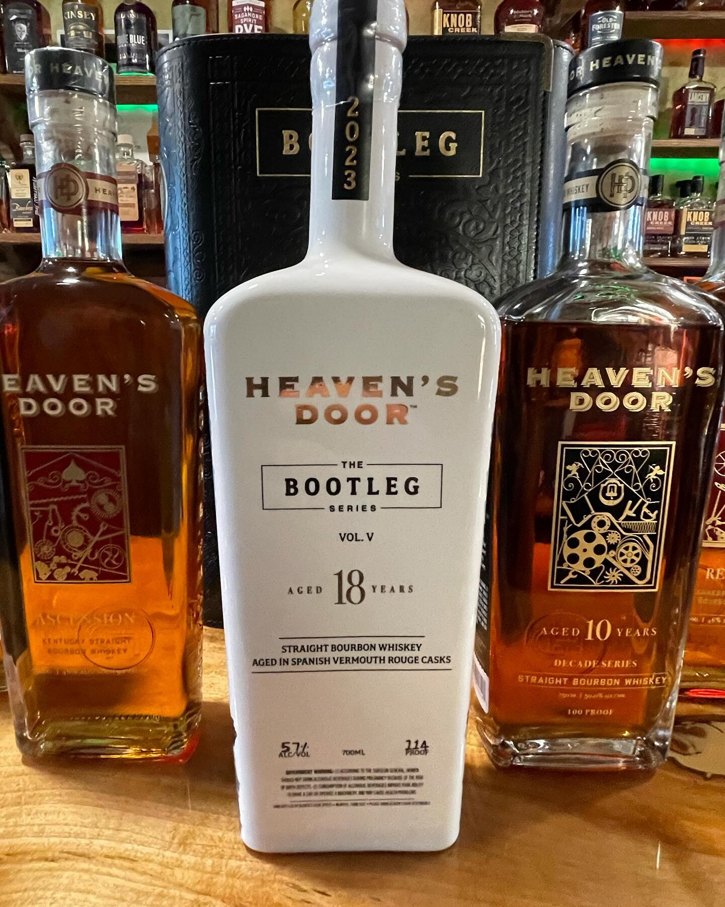 Our Next tasting has been posted! To attend events you will need a ticket per person. This event will be a tasting of 4 different Heaven&rsquo;s Door whiskeys with one being the very rare Bootleg Edition ($600 bottle)! 

Each ticket will include:

A 