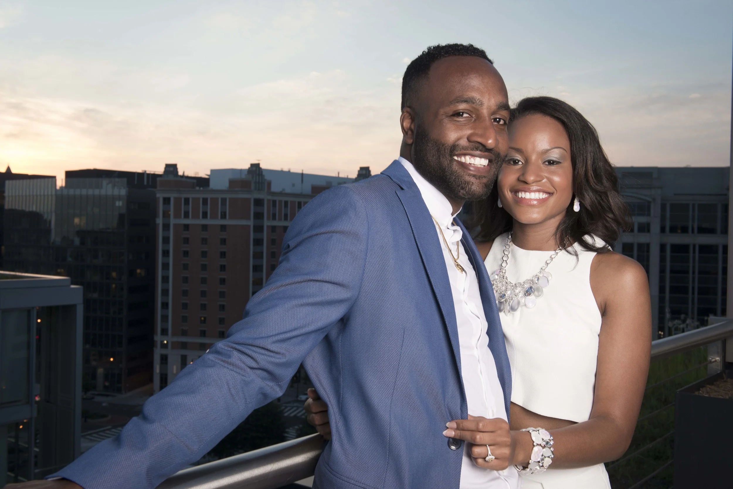 A Chic Rooftop Engagement Party