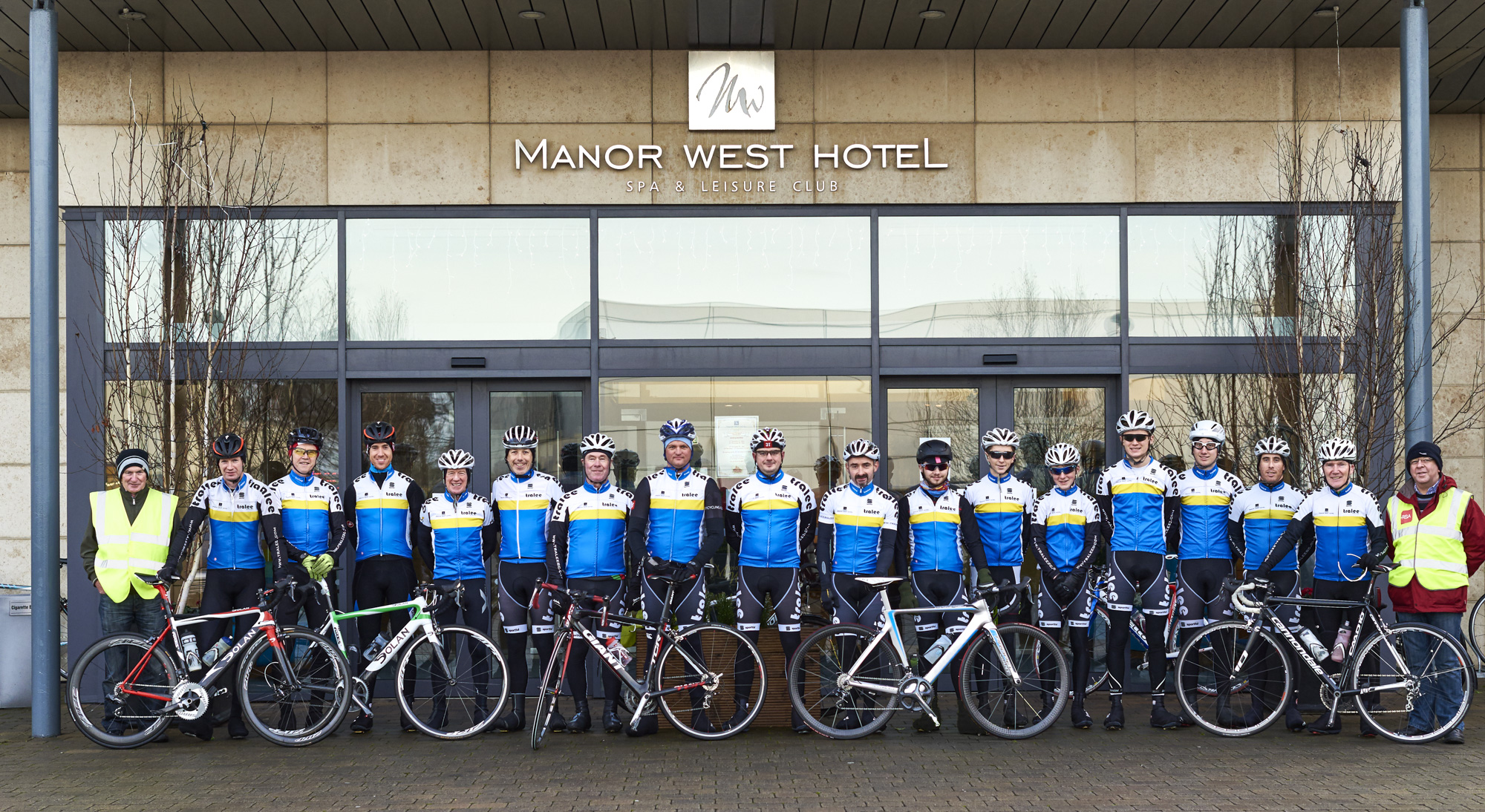 Members Of Tralee Manor West BC, before their 2014 Club Hamper Race. (L-R) Martin Lacey, Jerry McCarthy, Tony Daly, Cathal Moynihan, Seamus Hoare, Barry Murphy, Michael O'Connell, John Stitson, Michael O'Sullivan, Mike Leahy, Mikey Moriarty, Cillian Tierney, Cian Smailes, Oran Pierse, Cormac Daly, Cian Hogan, Matt Lacey, Bernard Keane