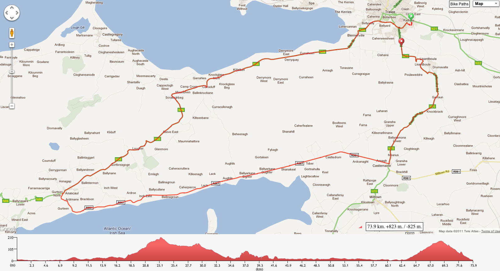 Lacey Cup Route
