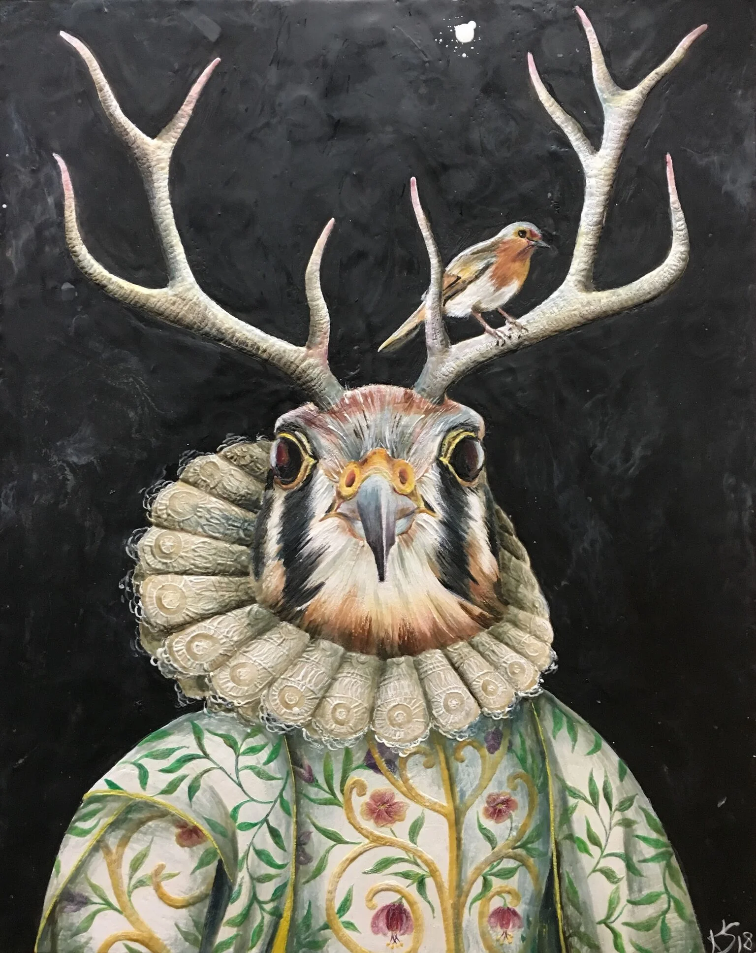 Primavera 2018 24"x 30" SOLD Encaustic on Panel