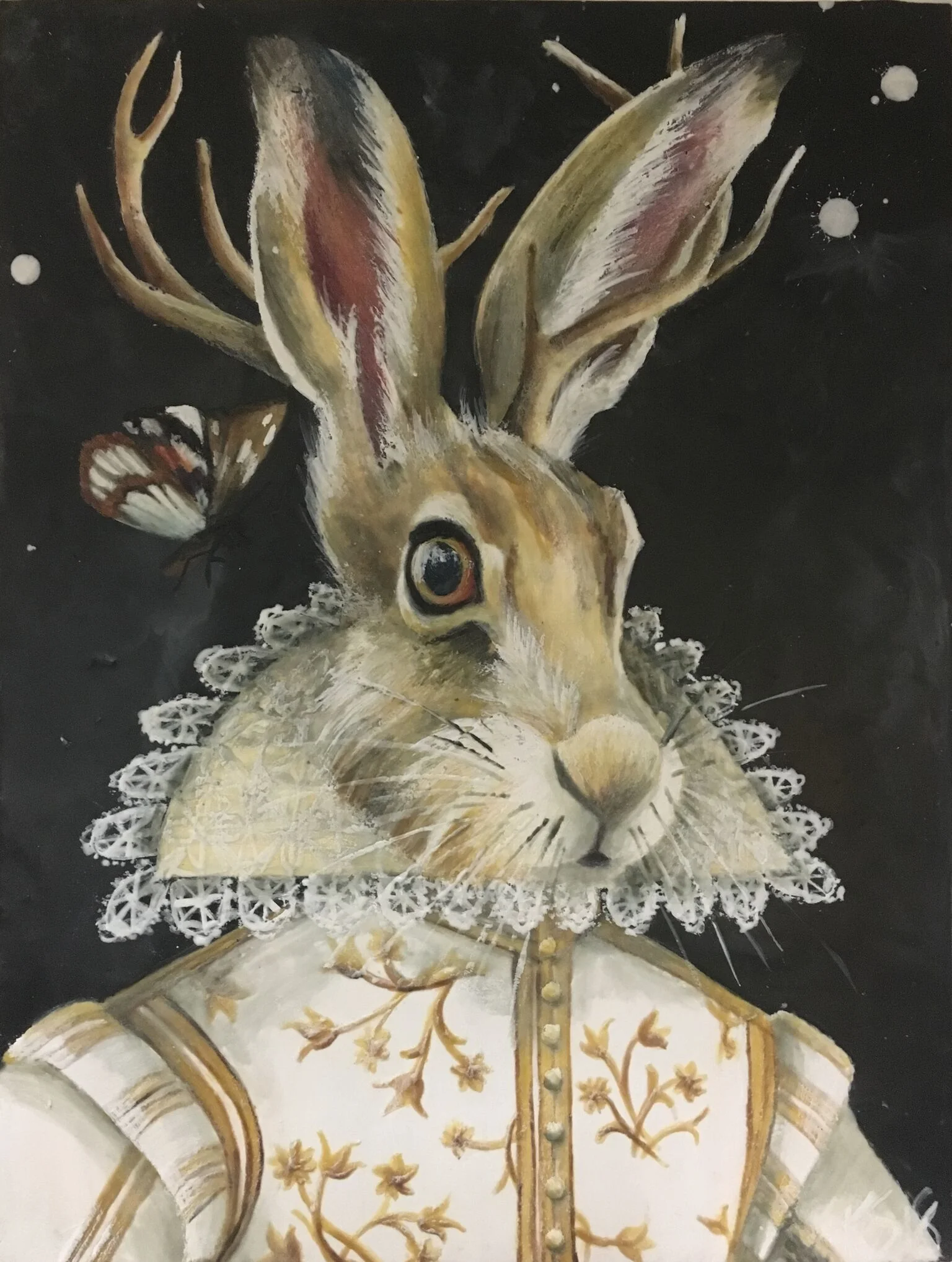 The Harvest Hare 2018 12"x 16" SOLD