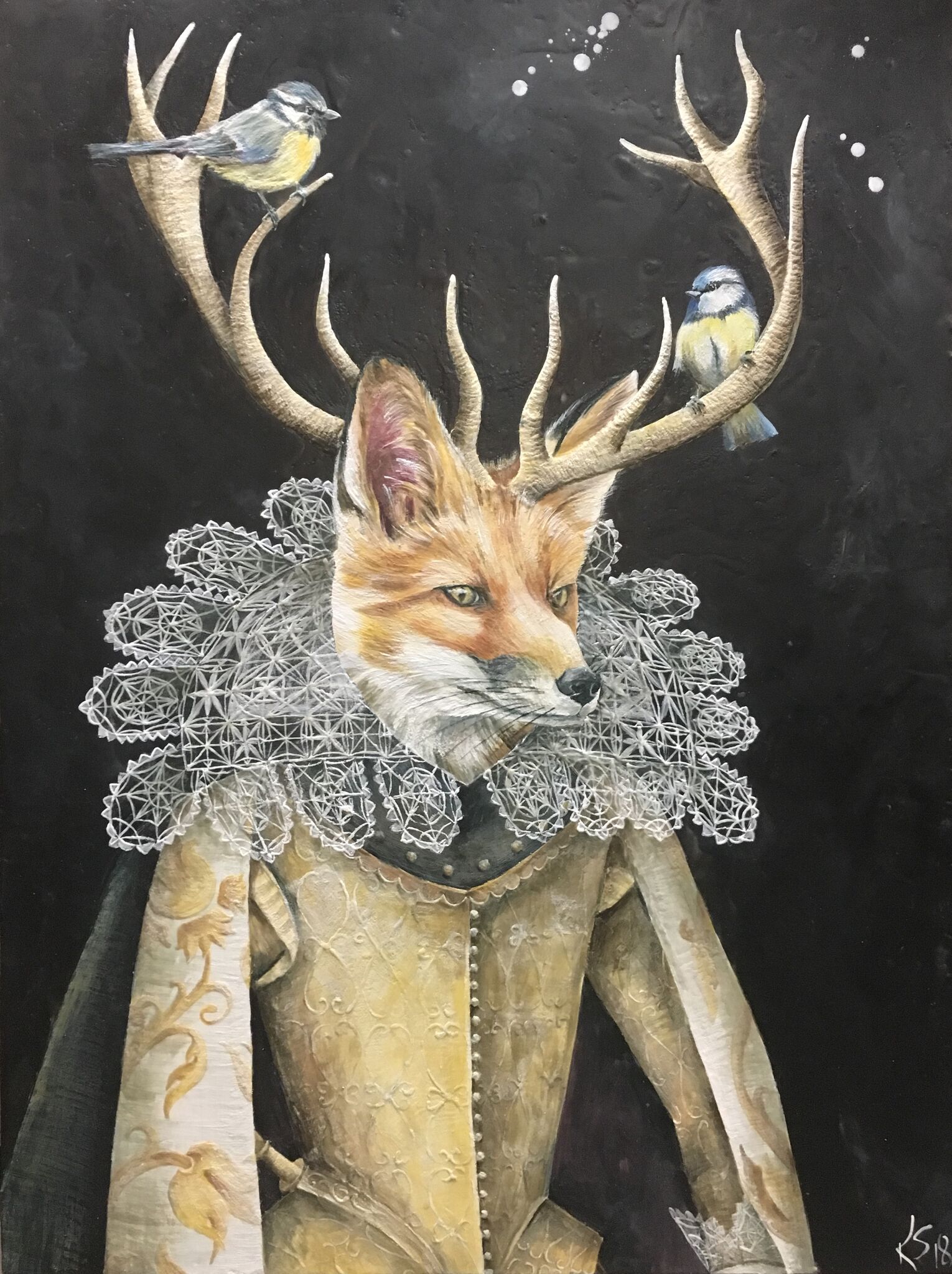 The Morning Meeting 2018 36"x 48" SOLD