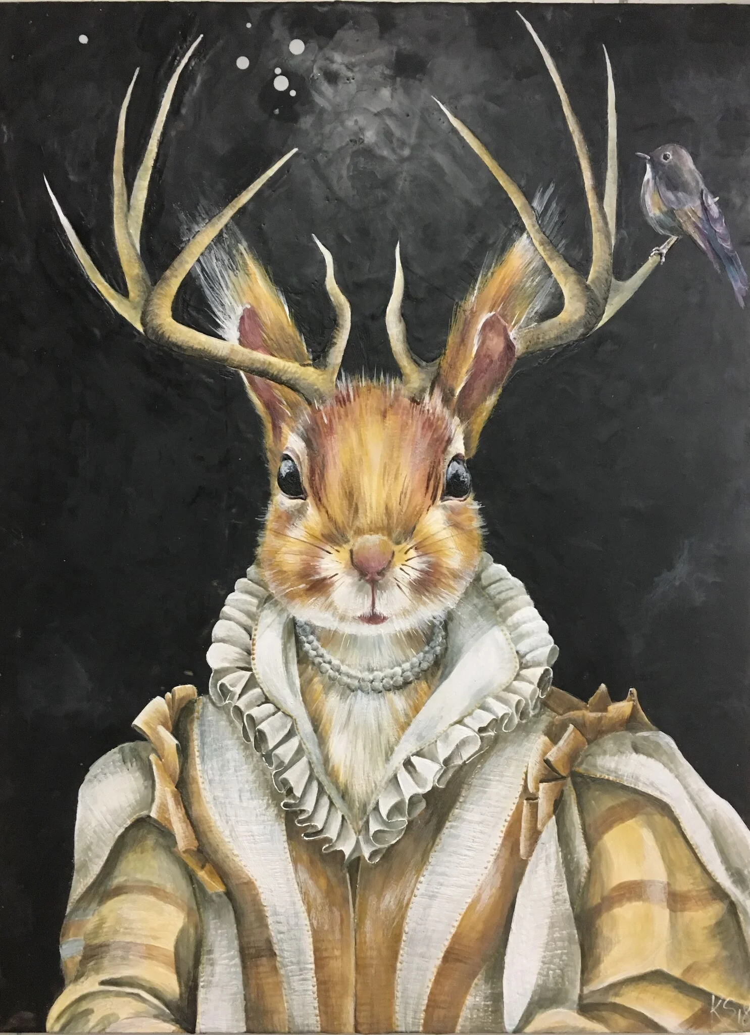 Amber &amp; Amethyst 2018 30x40 SOLD