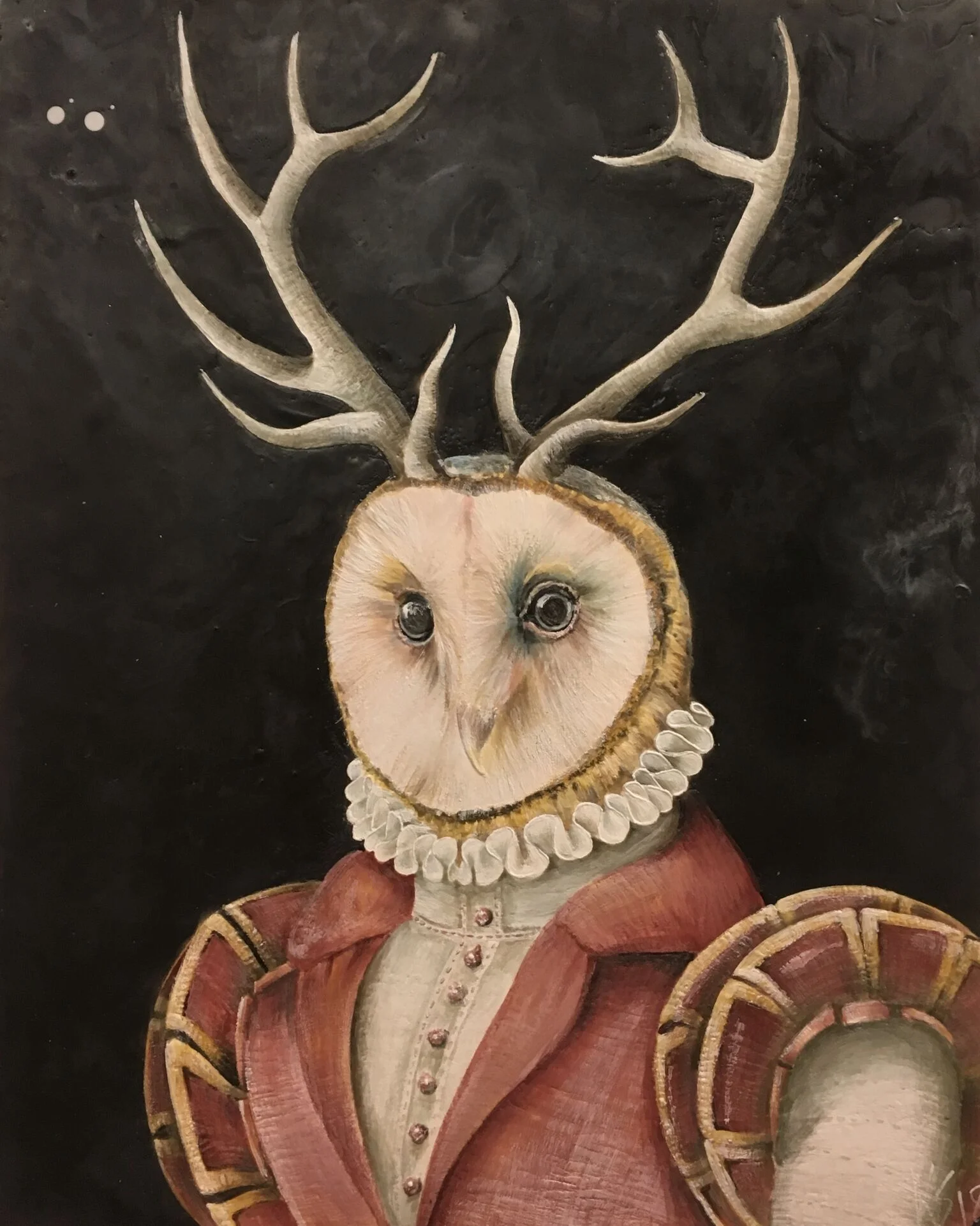 How Now Wise Owl 2018 24x30 SOLD