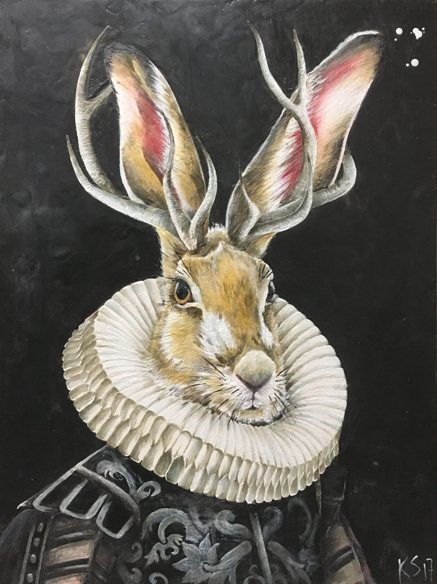 The Damask Dame 2017 30x40 SOLD