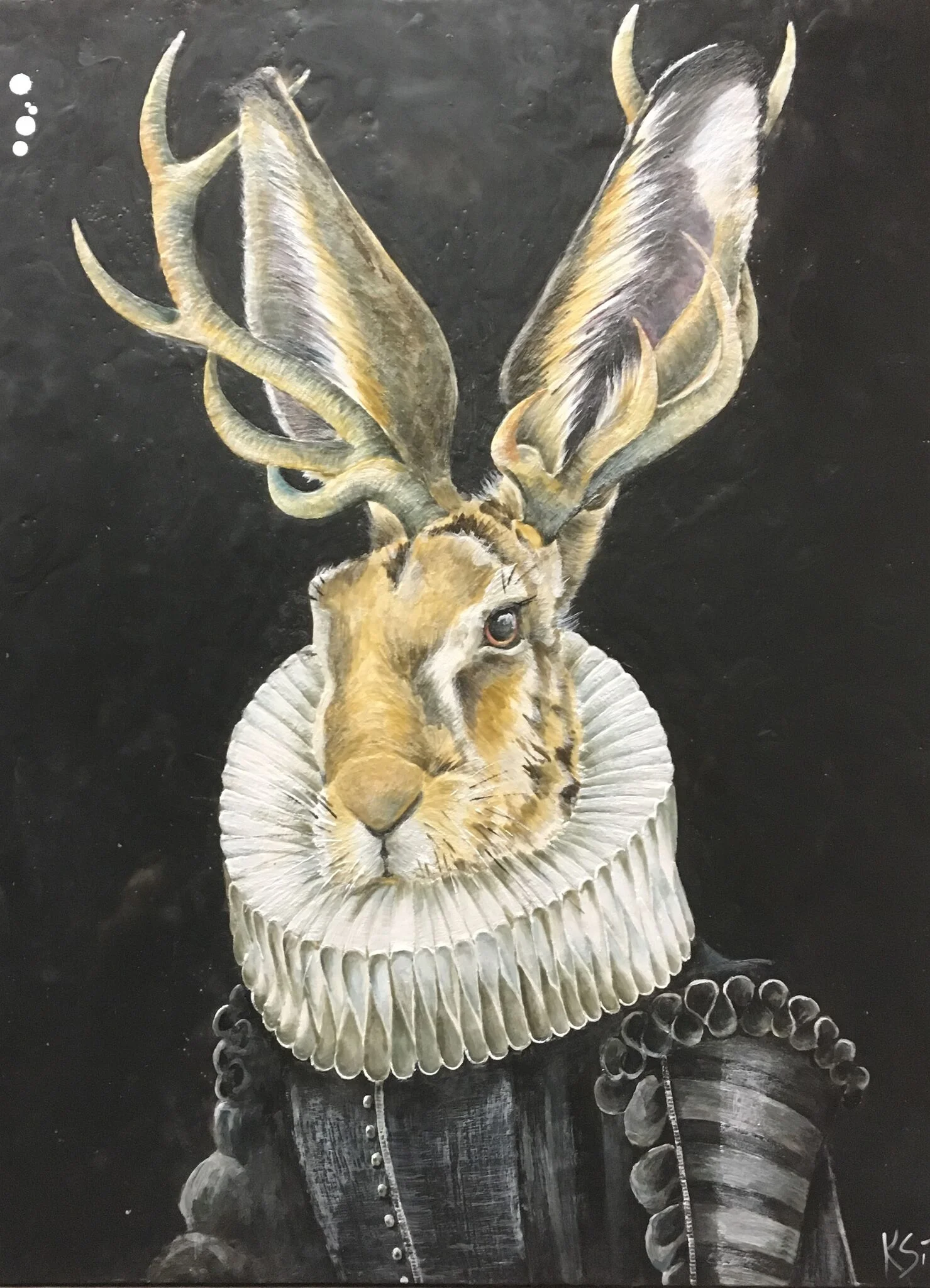 The Dark Dame 2017 30x40 SOLD