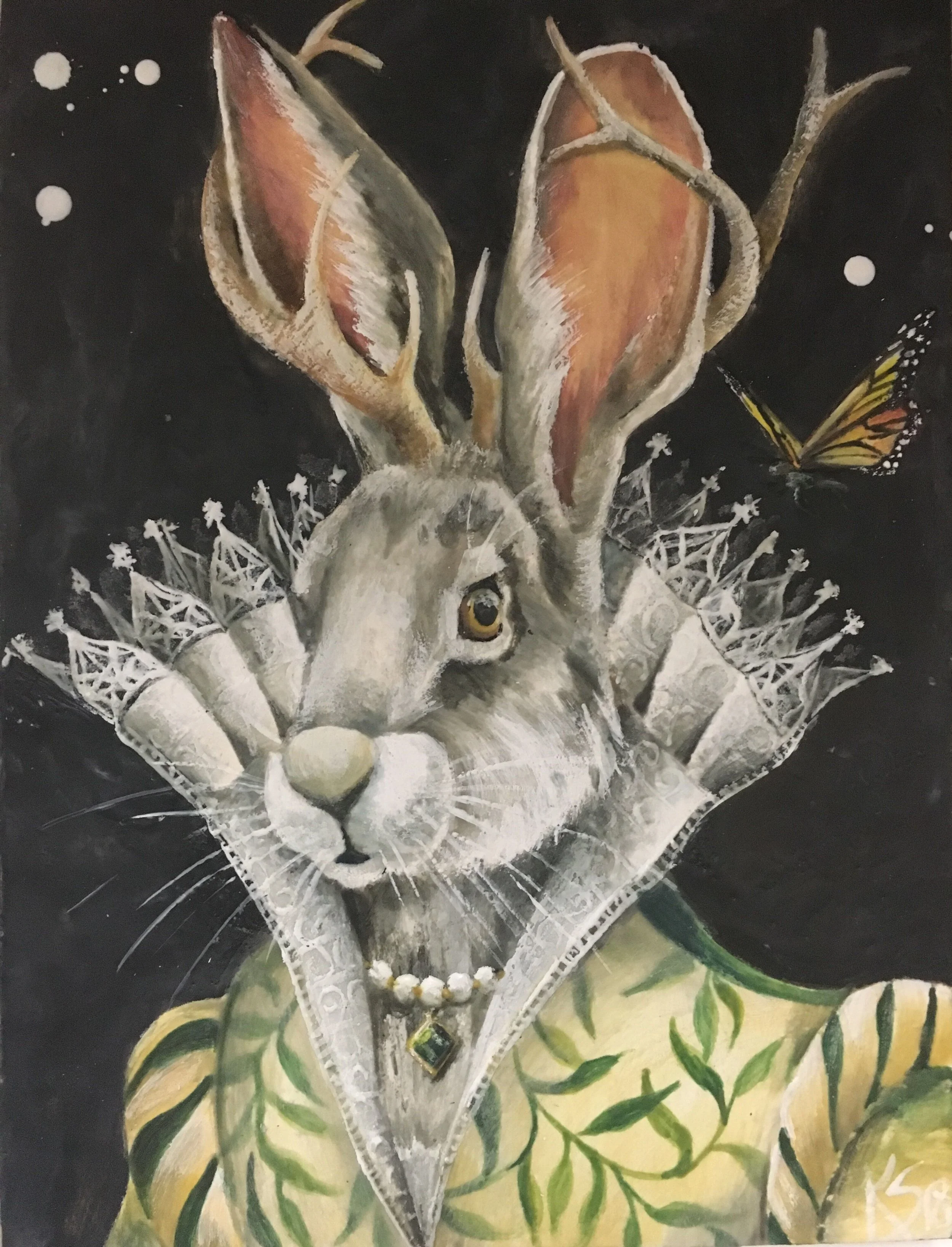 Limited Edition Archival print "The Leafy Leporid"