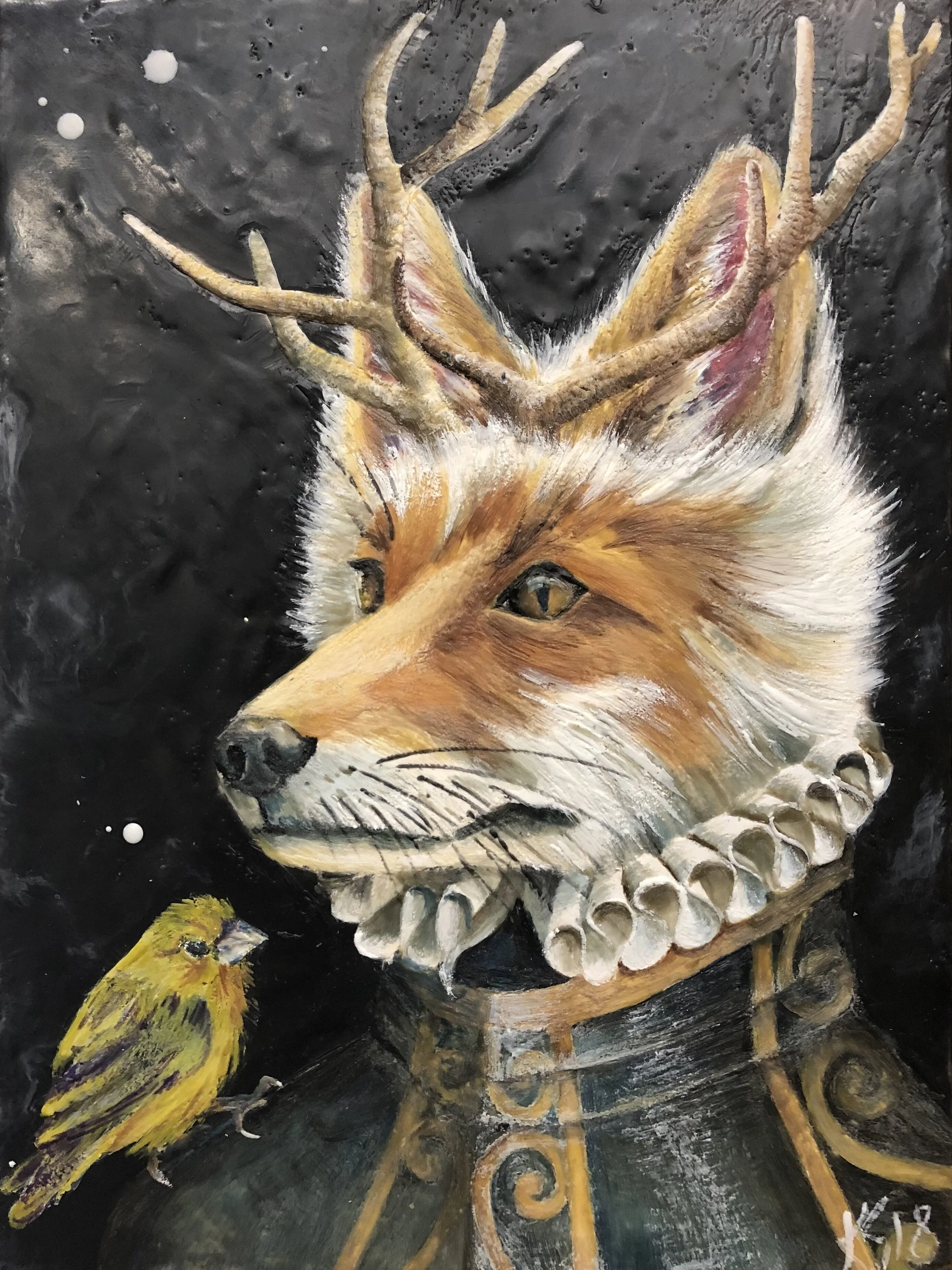 Limited Edition Archival Print "The Saffron Finch"