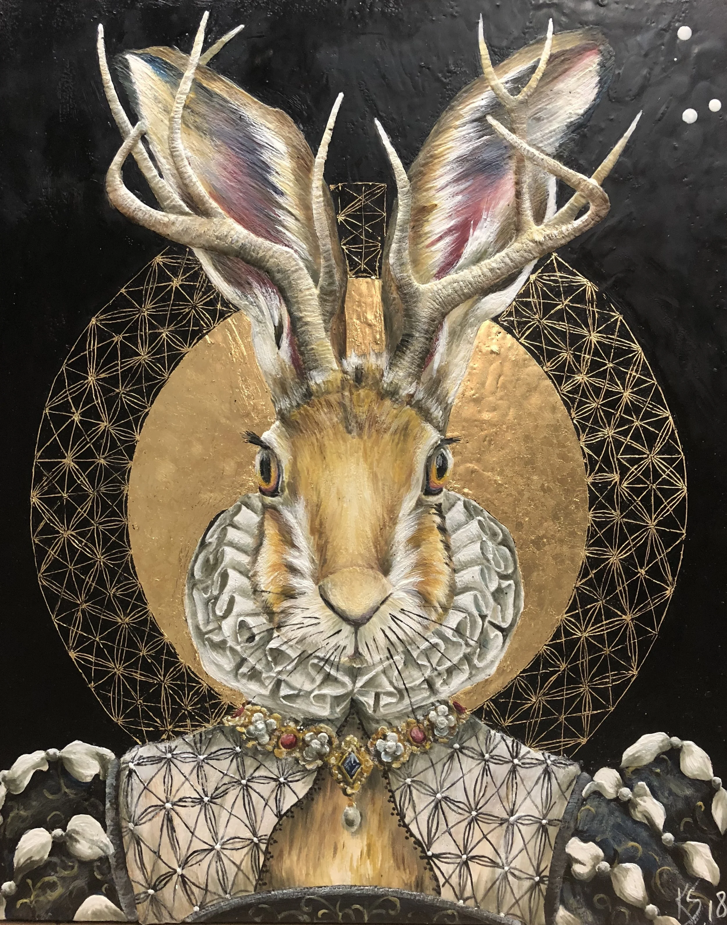 Greeting Card Gift Pack - Gilded Rabbits