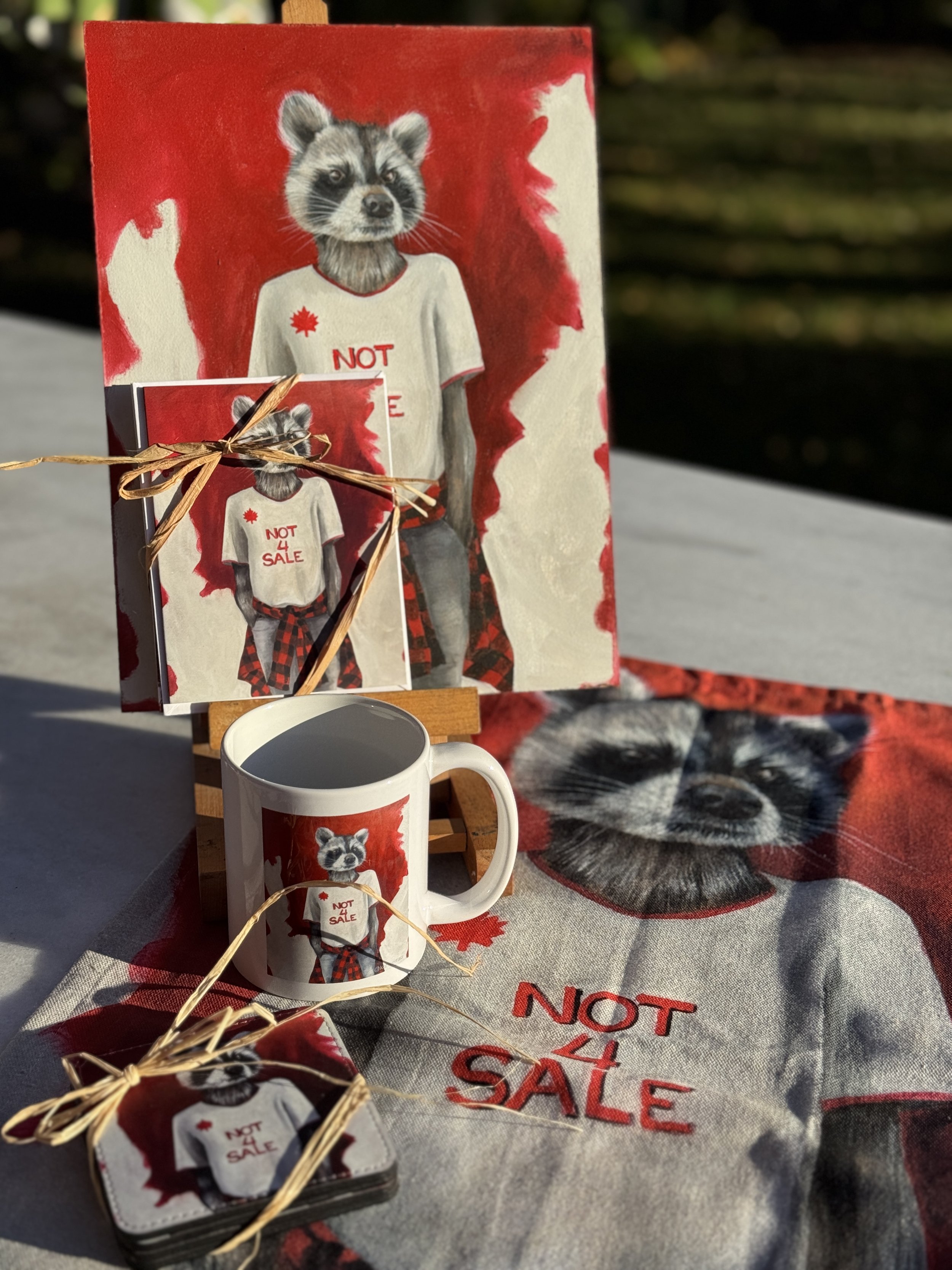 Canadian gifts made from original art patriotic Canadian gifts