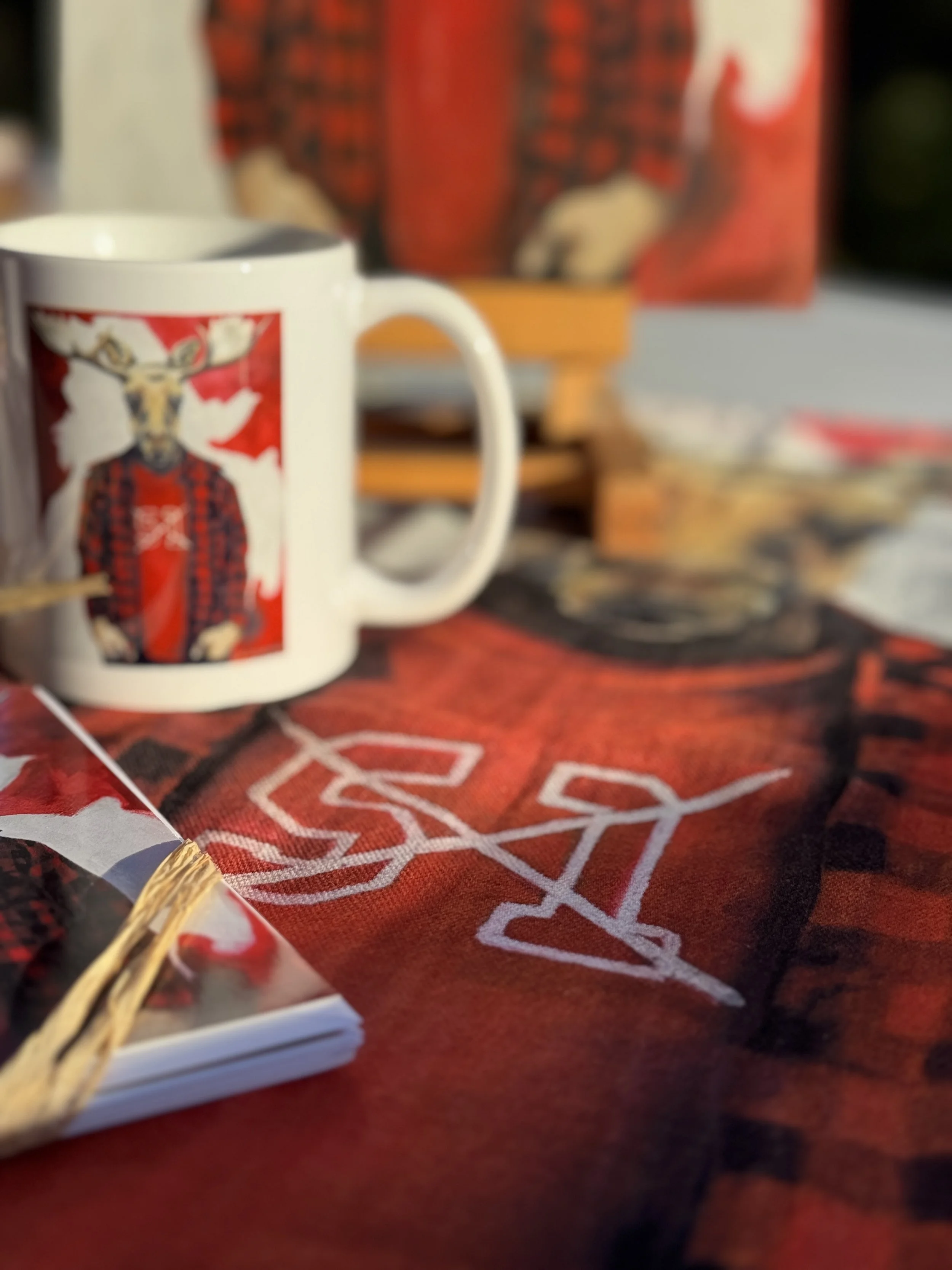 Canadian gifts made from original art patriotic Canadian gifts