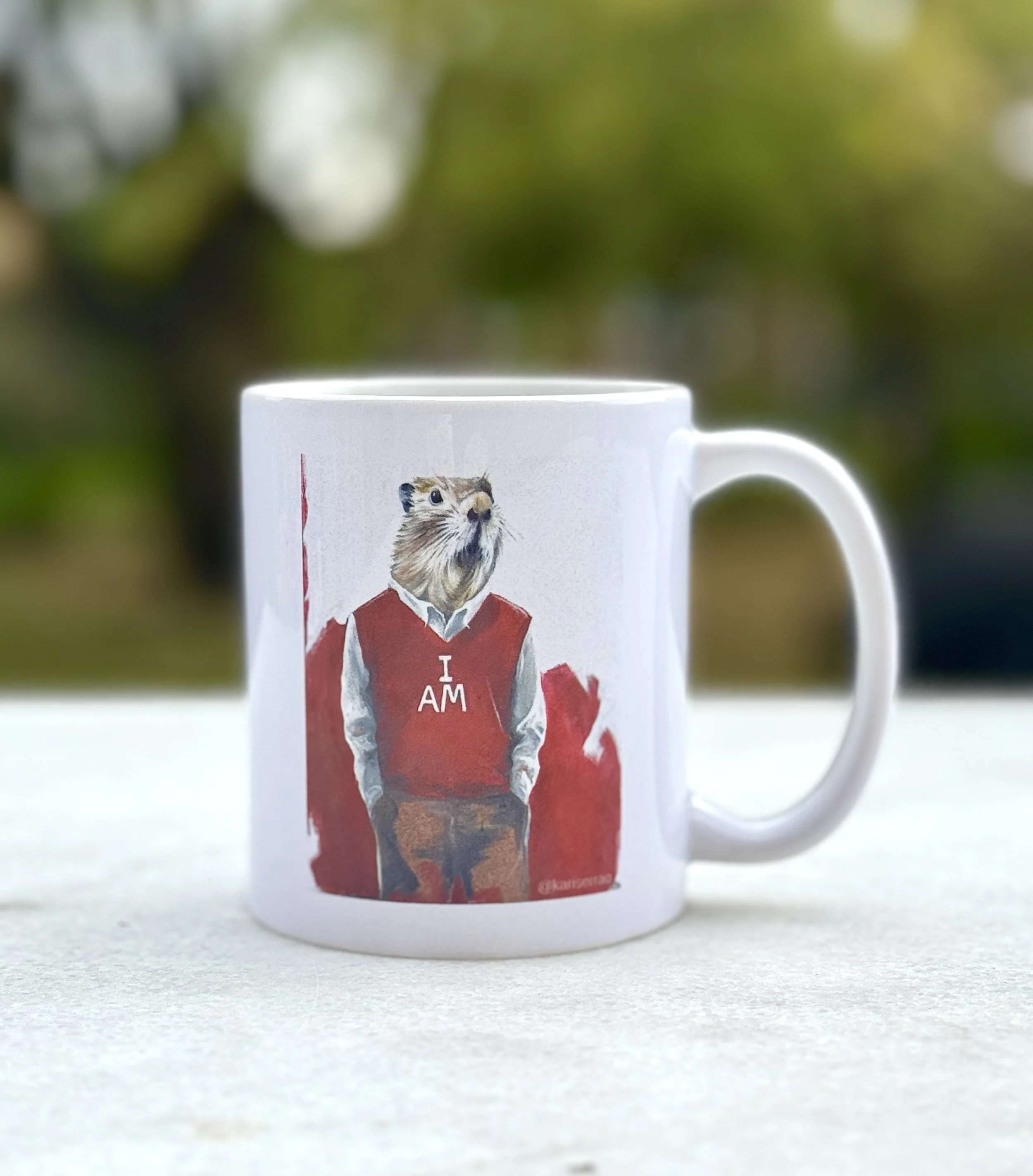 beaver mug Canadian gifts made from original art patriotic Canadian gifts