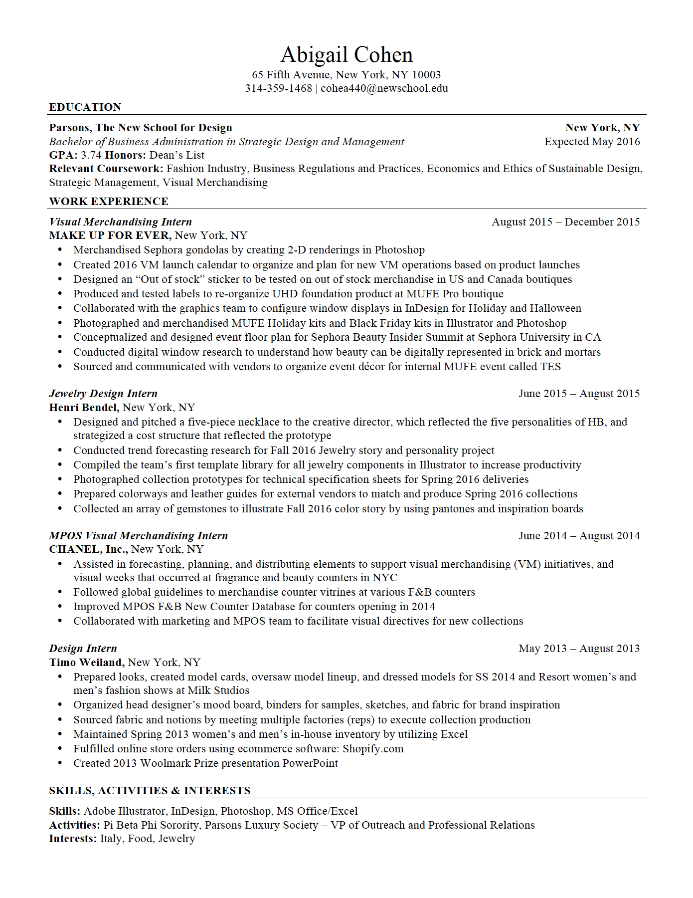 RESUME