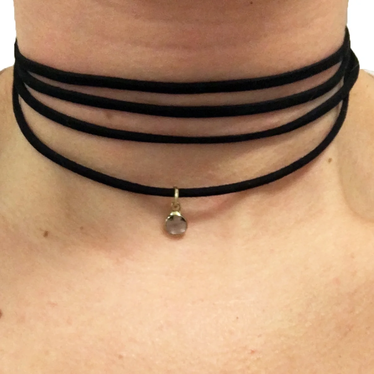 Smoky Grey Crystal Wrap