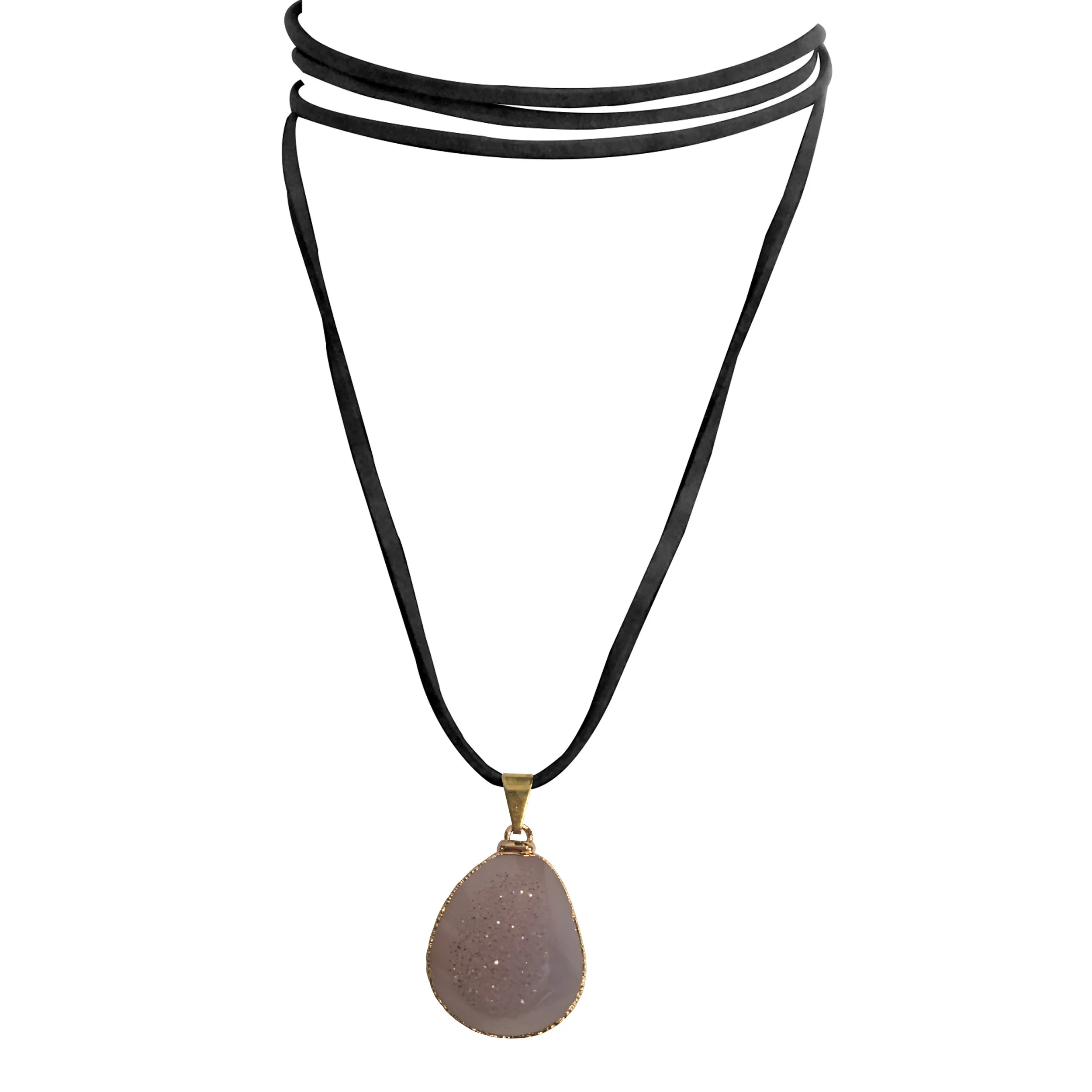 Pale Pink Window Druzy - W15G