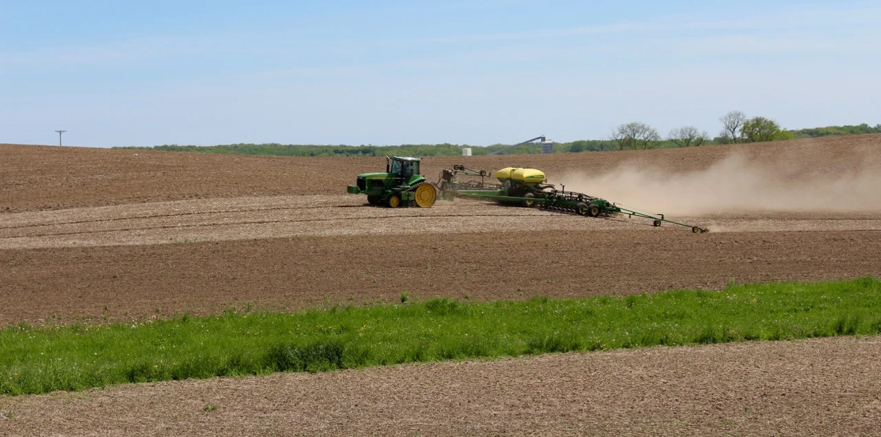 Planting Corn at the Young Farm