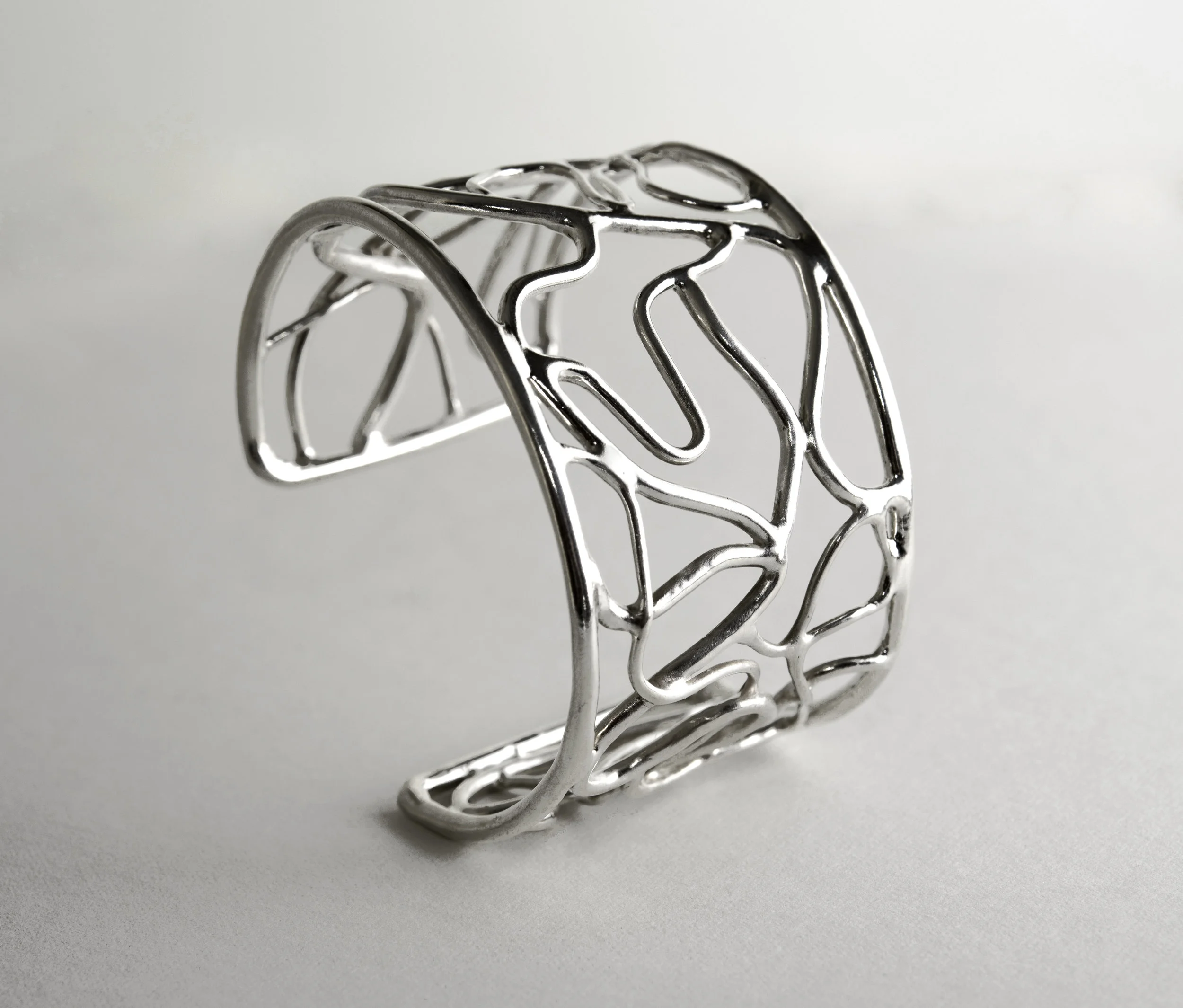Sterling Silver Confetti Cuff