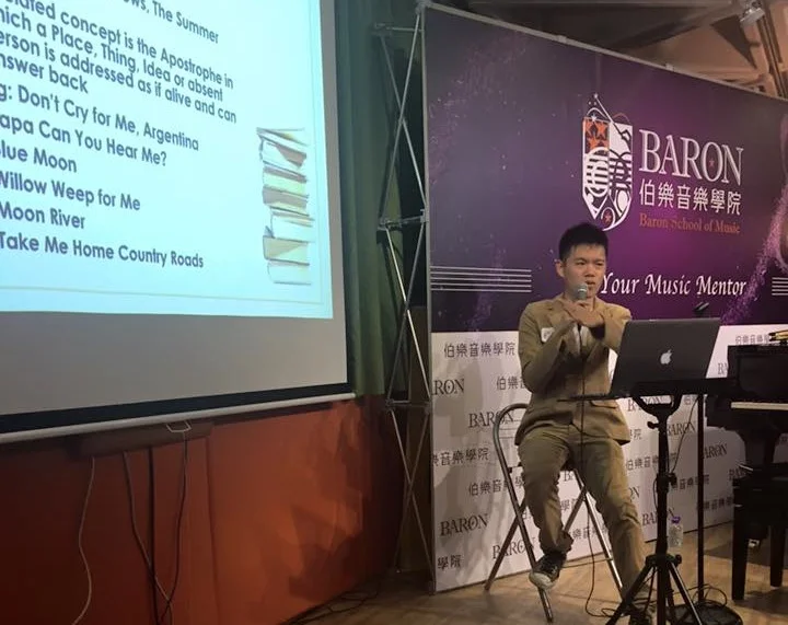 Presentation @ Baron School of Music (HK)