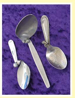   Spoons from one of the many popular   Psychic Spoon bending workshops   Elisabeth has taught and presented on   radio, TV and at Festivals worldwide   Including at The Love &amp; Light Festival&nbsp;   in Singapore &amp;   The Body Mind Psychic Exp