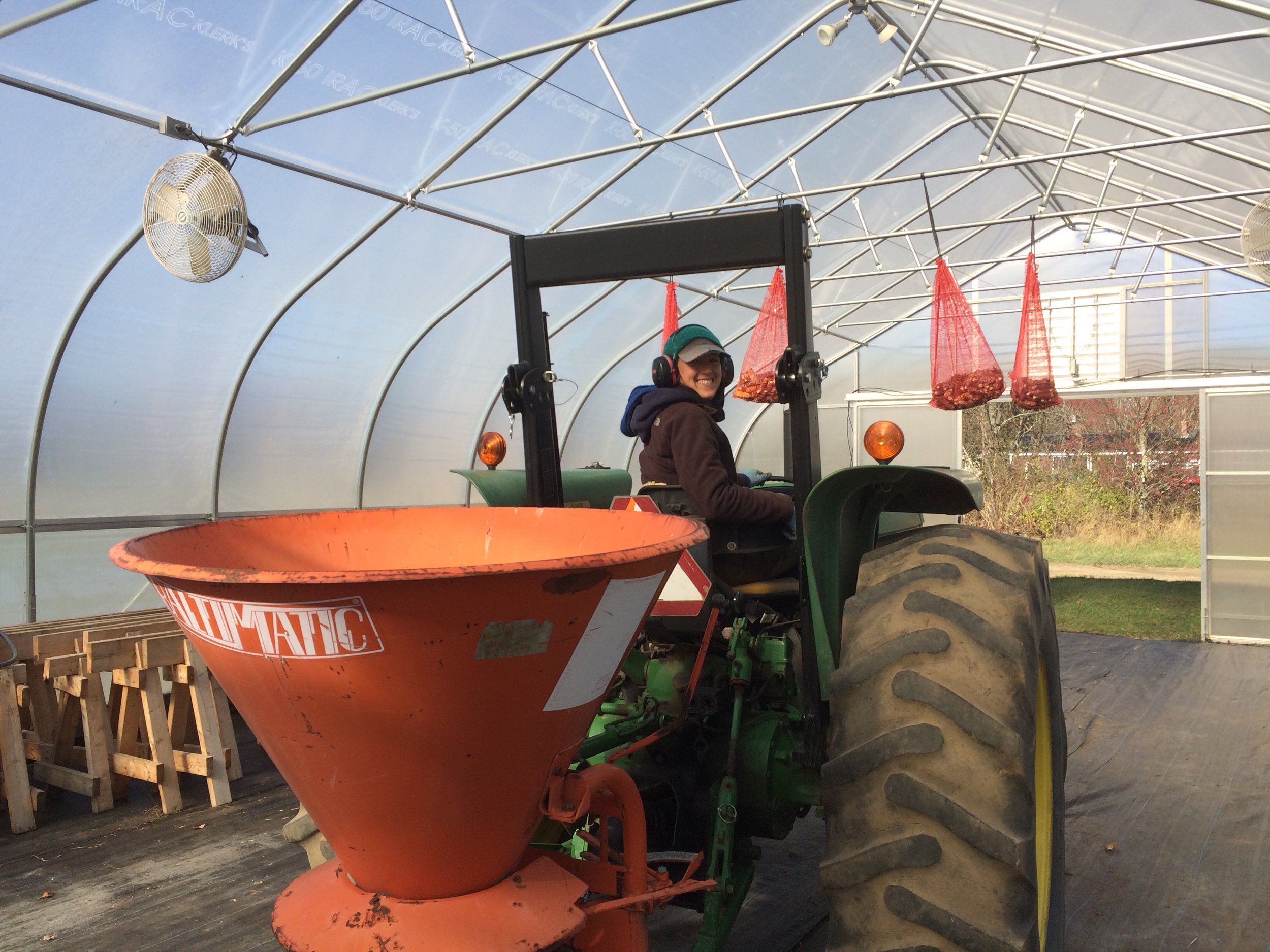 We've been spending our days cleaning up the fields, crop planning and tucking away much of our equipment in the greenhouse for winter. We'll be taking a break from those tasks this week to harvest and open the store for one last day!