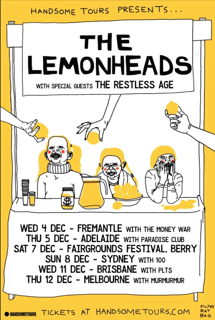 The Restless Age to support The Lemonheads on Australia dates