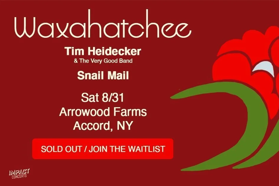 SOLD OUT: Waxahatchee at Arrowood Farms [Join the waitlist]