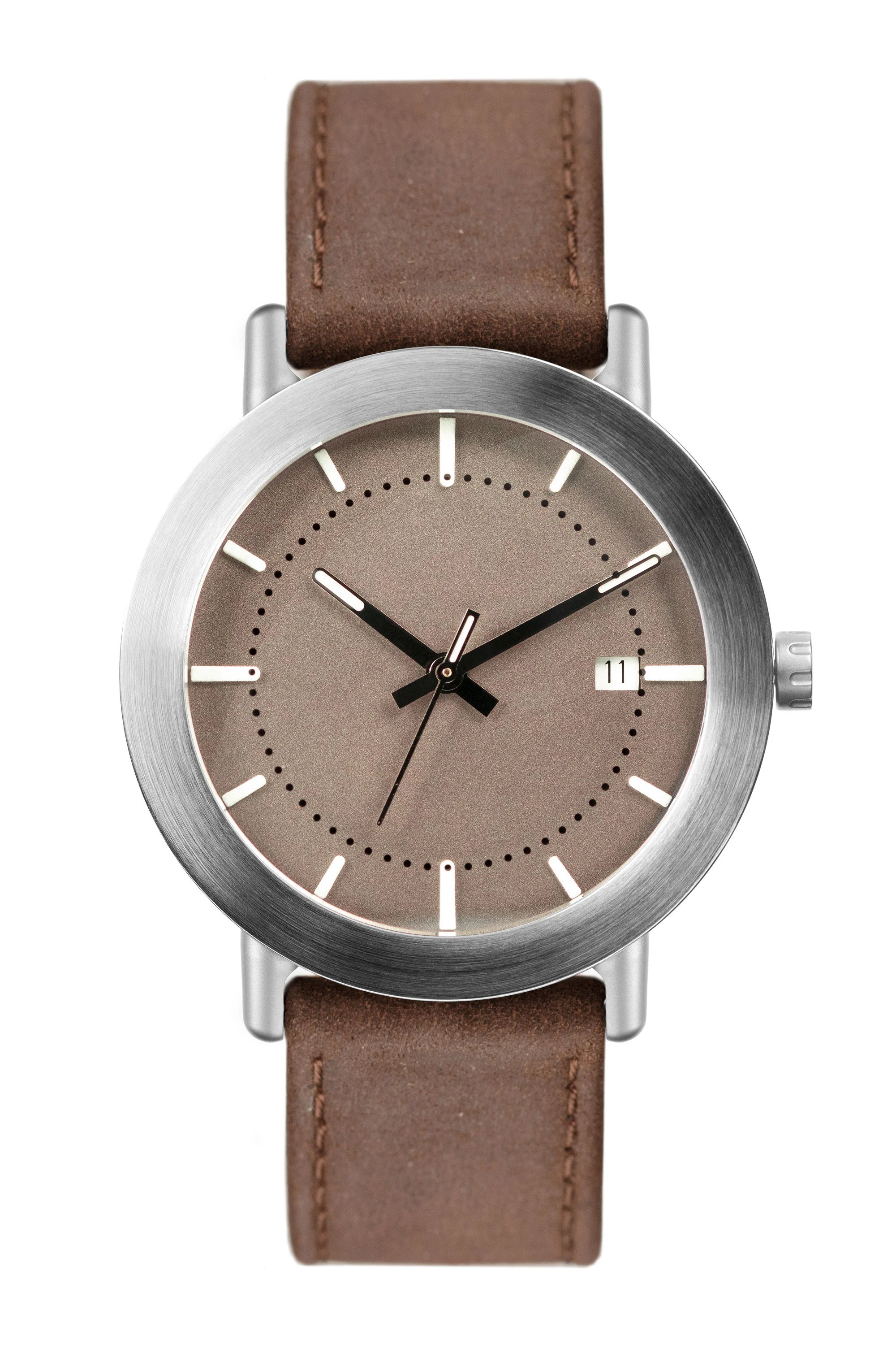 ELEVEN_Steelcase_Brushed-Steelring-WarmGreyface-Dark-Brown-Bunny.jpg
