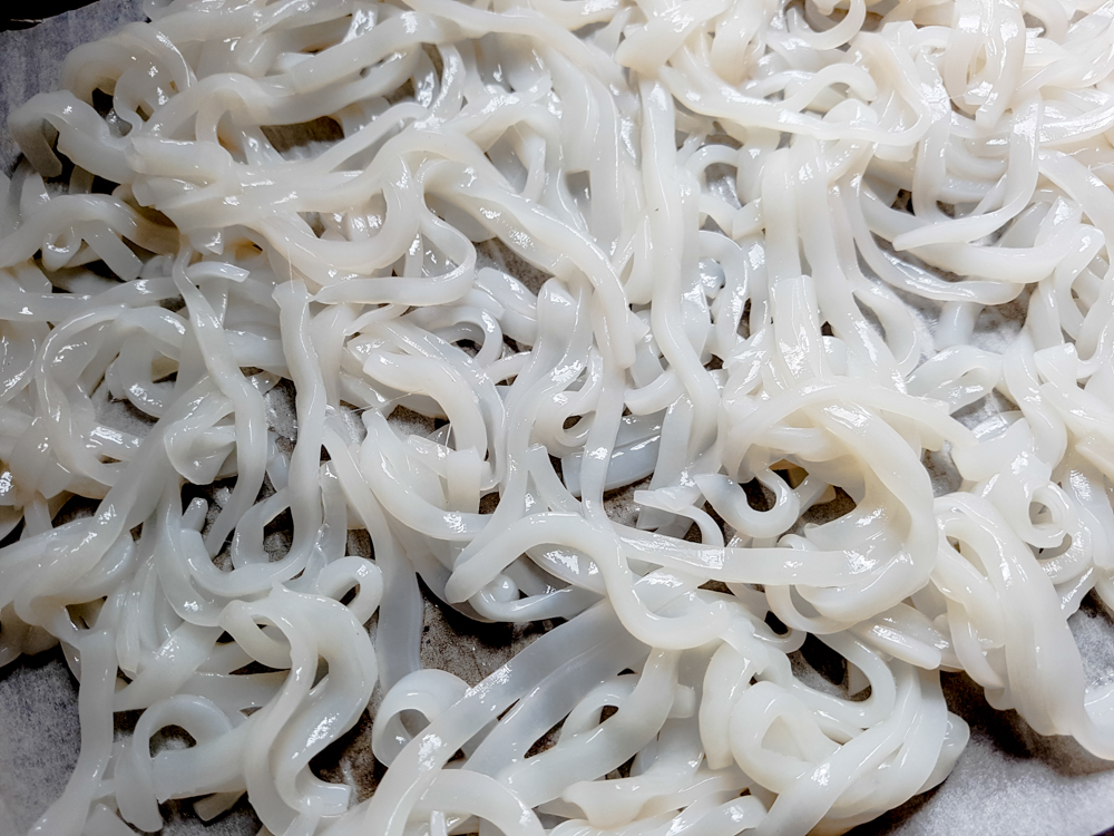  Squid 'noodles' 