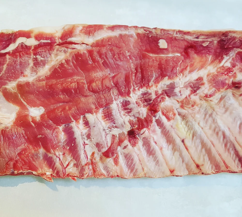  Pannaged pork belly from the New Forest, dry-aged for three weeks by  The Butchery Ltd  