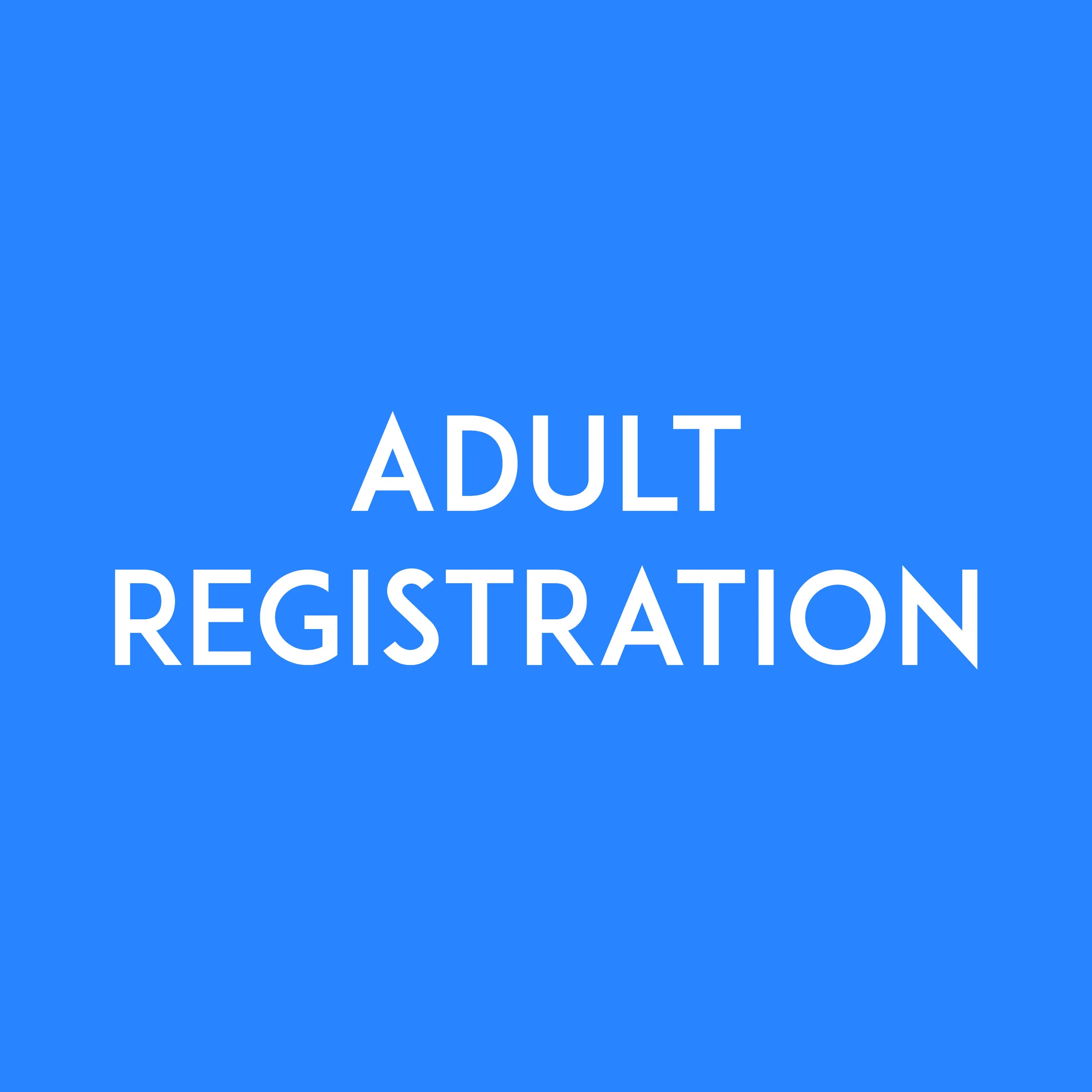 Adult Registration
