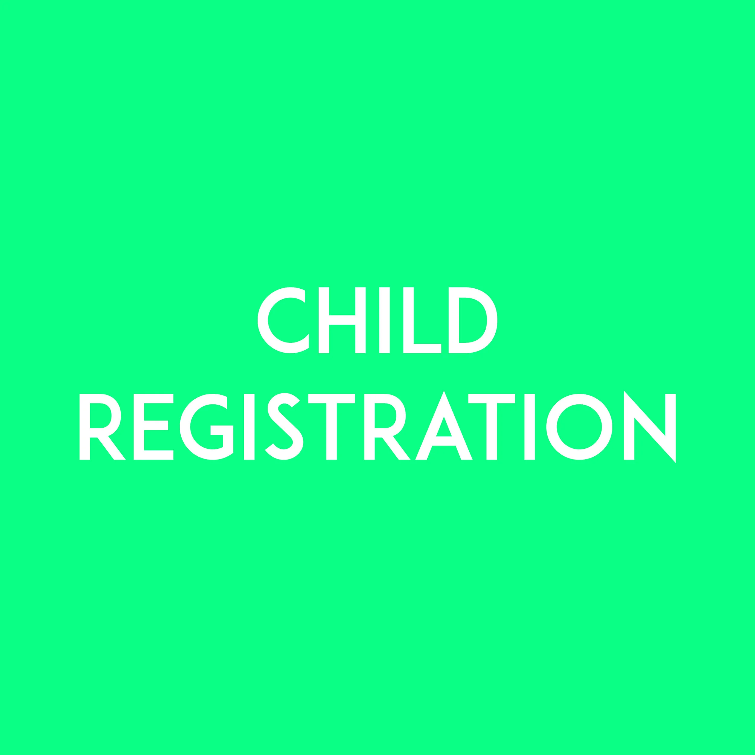Child Registration