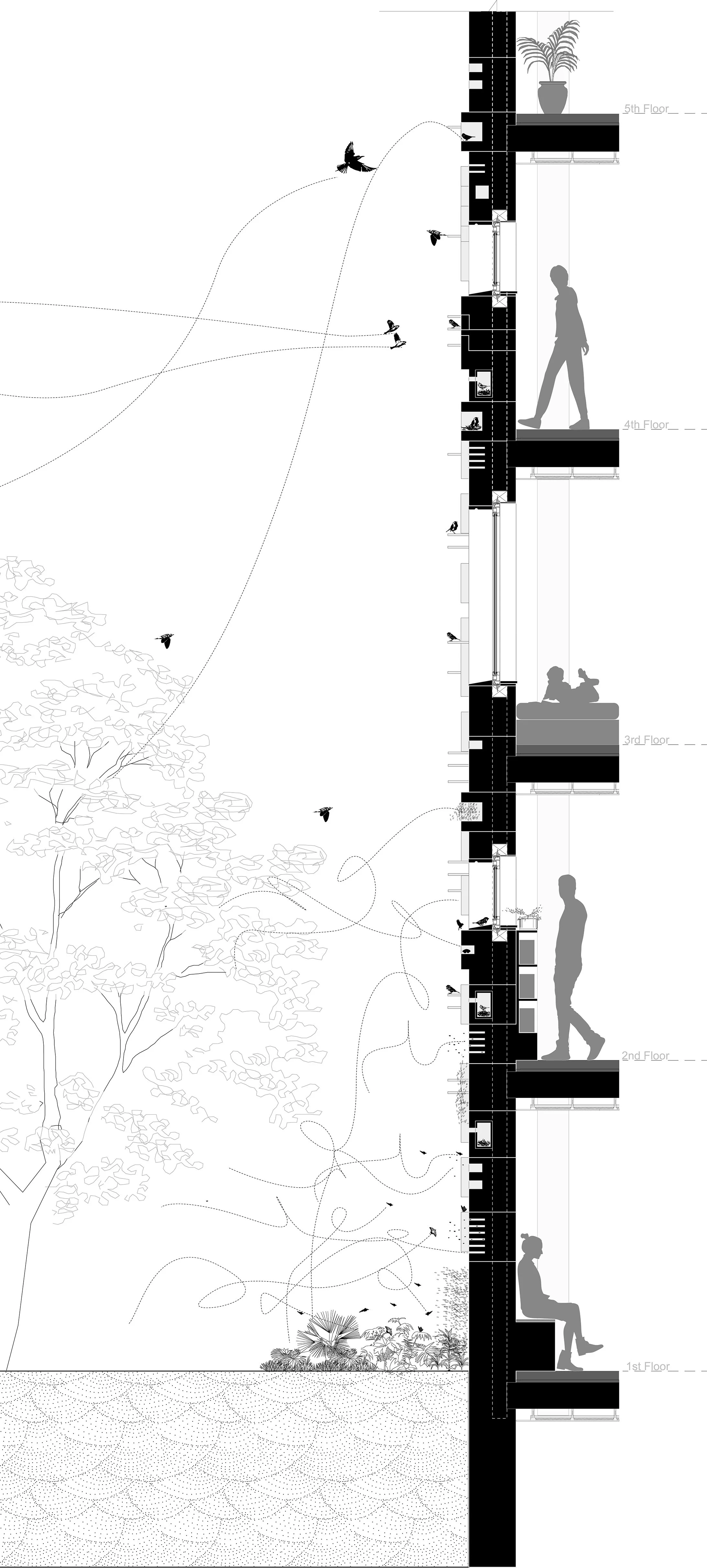  Drawing assistance by Nandita Warrier.  Hemp blocks built with Brad King, natural builder and Co-funder of Eearthbound Builders Collective. Materials used: Kanabat: Building Grade Hemp Hurd and Micropoz Ready Mix Lime Binder. Formwork built by Nandi