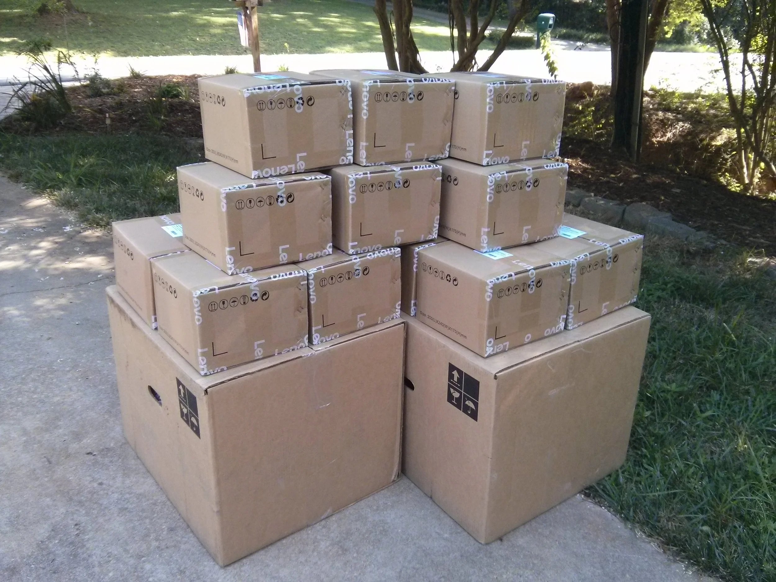 80 tablets prepped and ready for shipment to Addis Ababa.