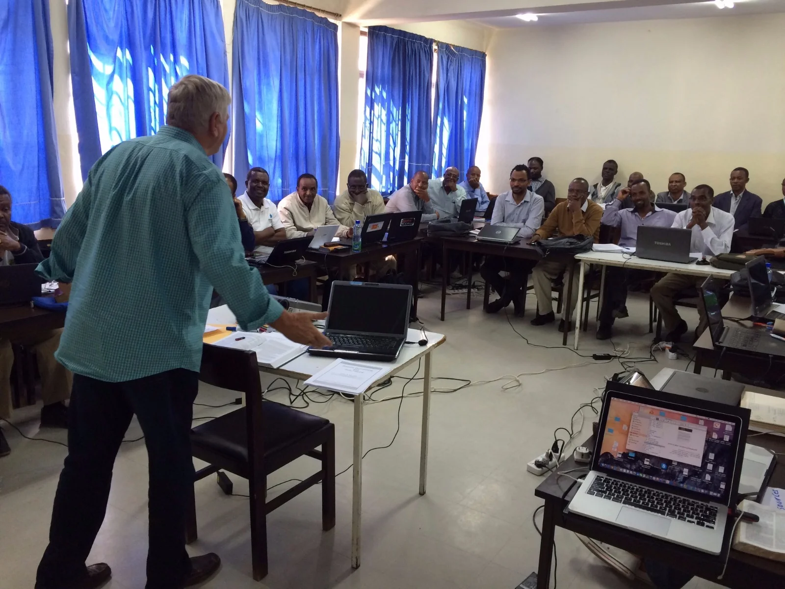 Joe Harding of SIM met with the Doctor of Ministry students in December 2015.