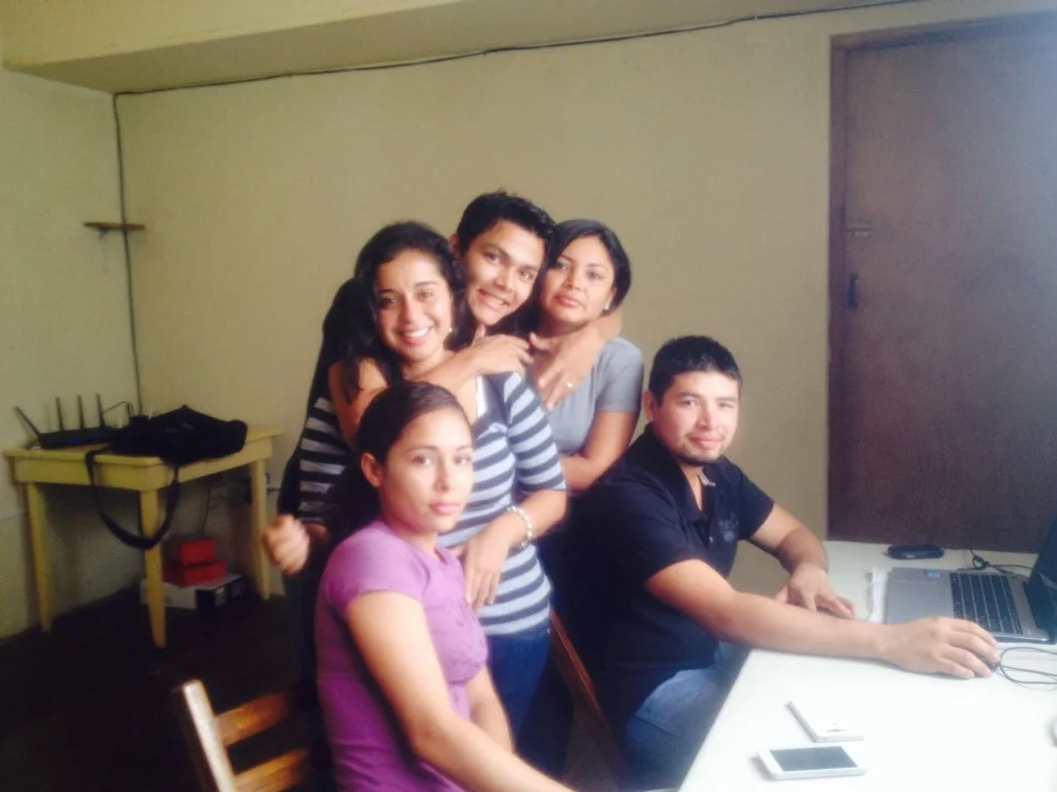 The first Ascensor team in the first office.